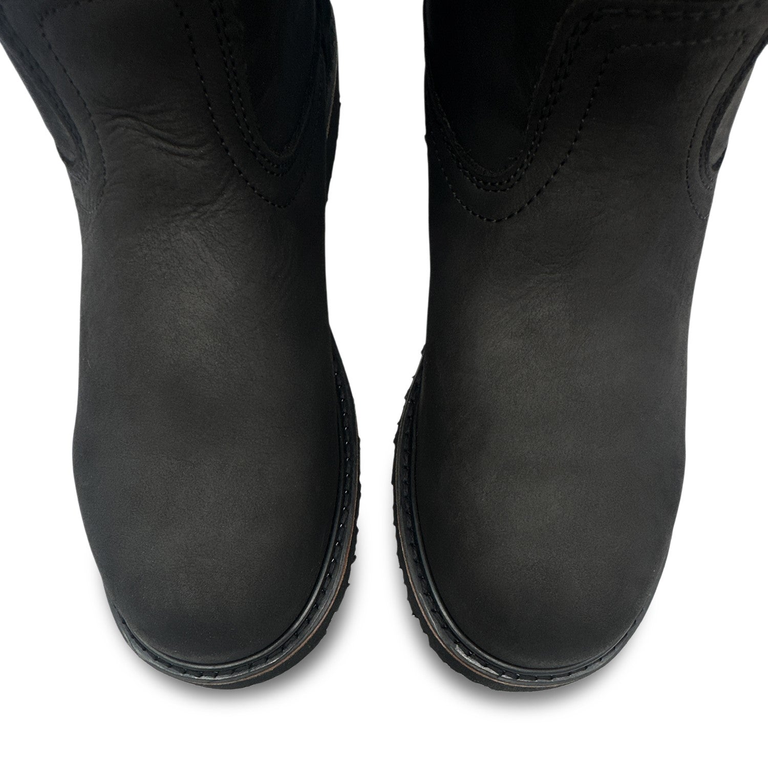 Men's Pull On Leather Heavy Duty Work Boot