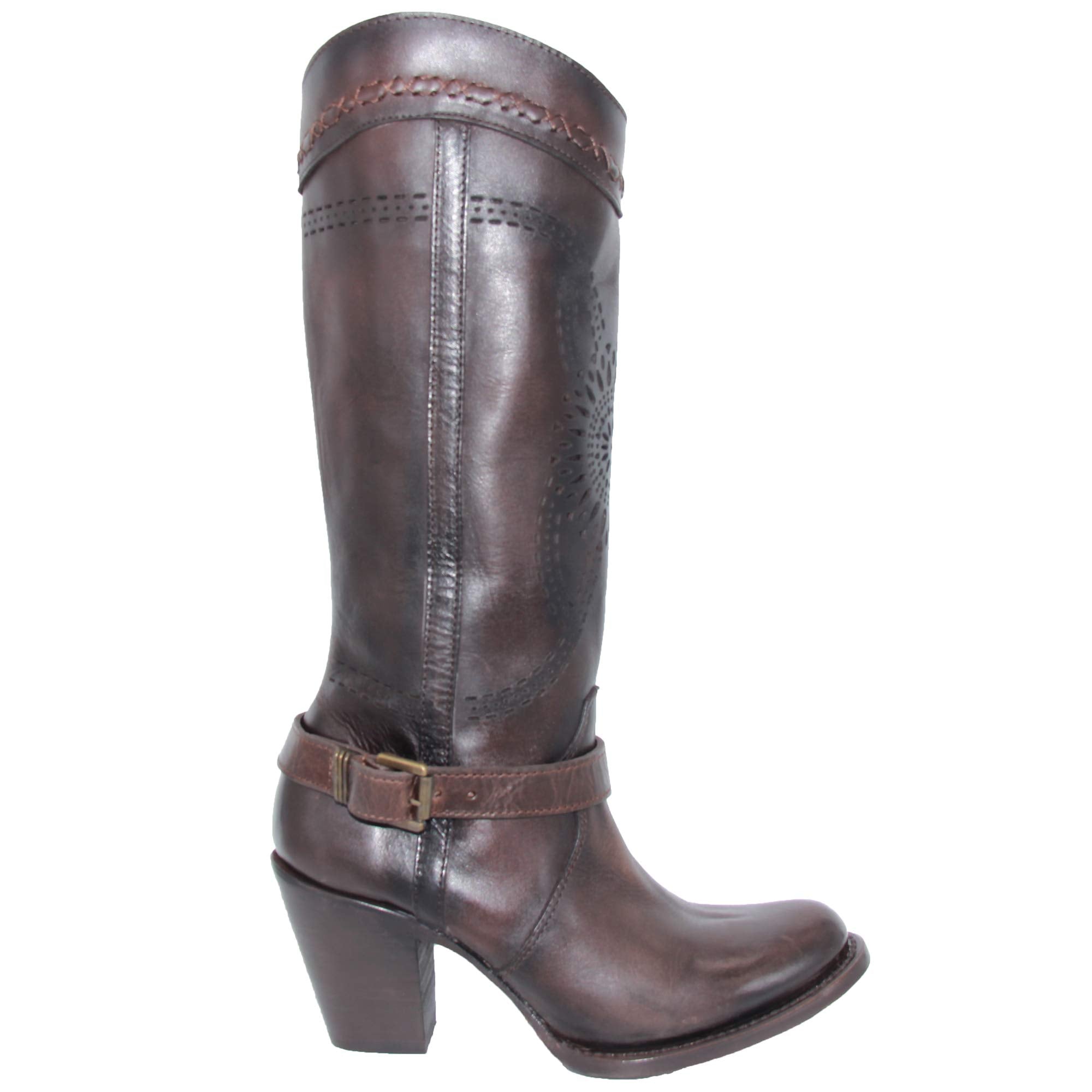 Women's Tall Cowboy Boot Round Toe