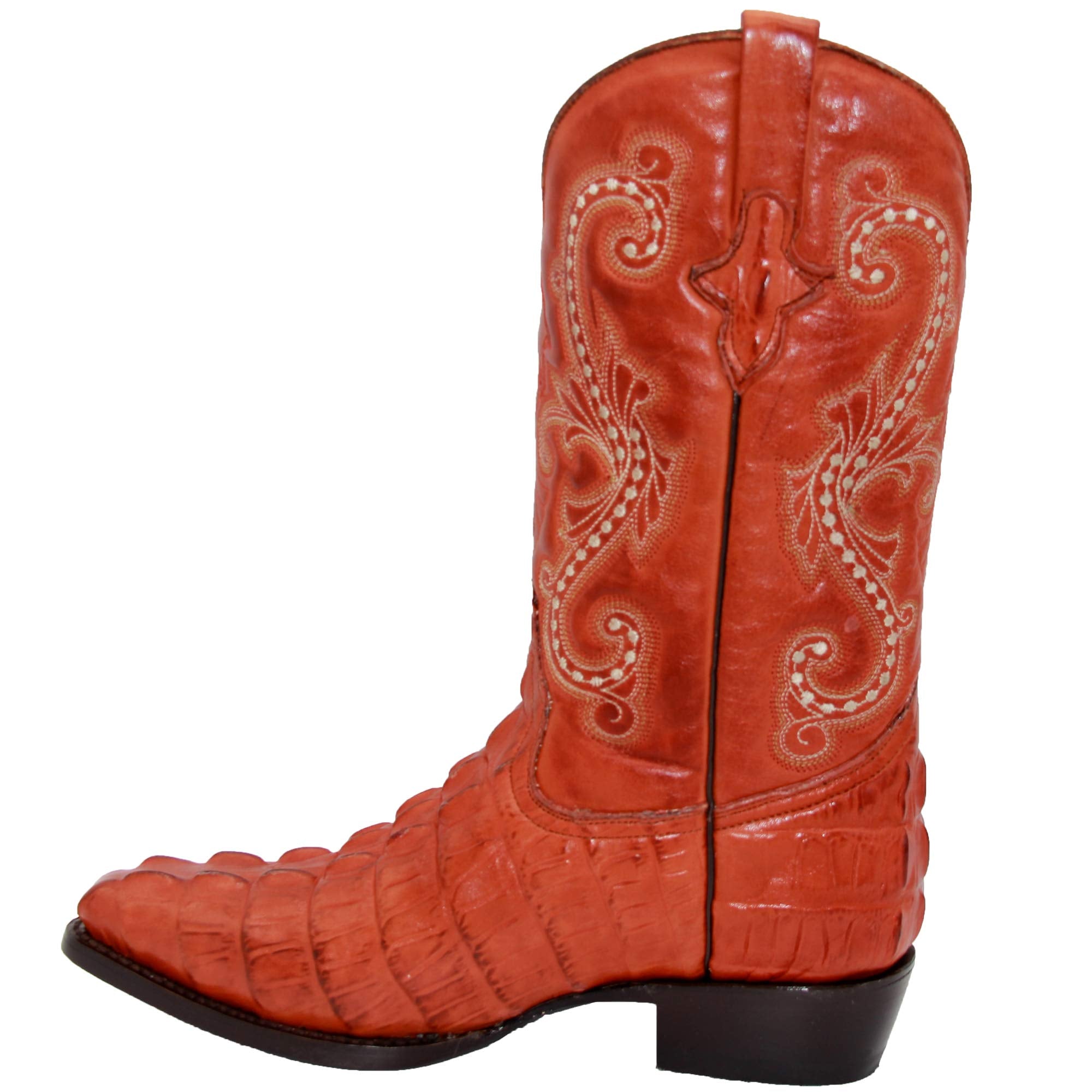 Men's Crocodile Print Alligator Design Western Cowboy Boot