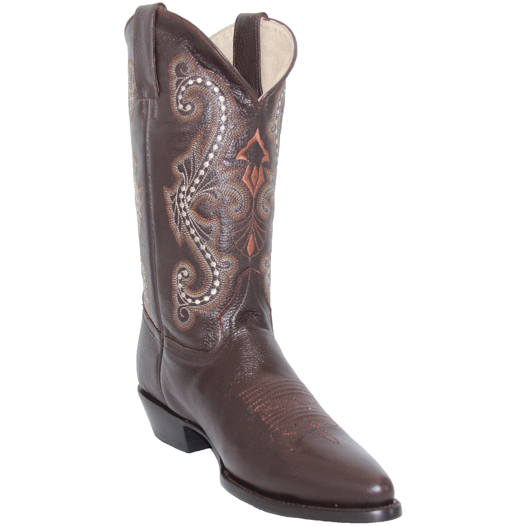 Men’s Genuine Leather J Toe Western Boot