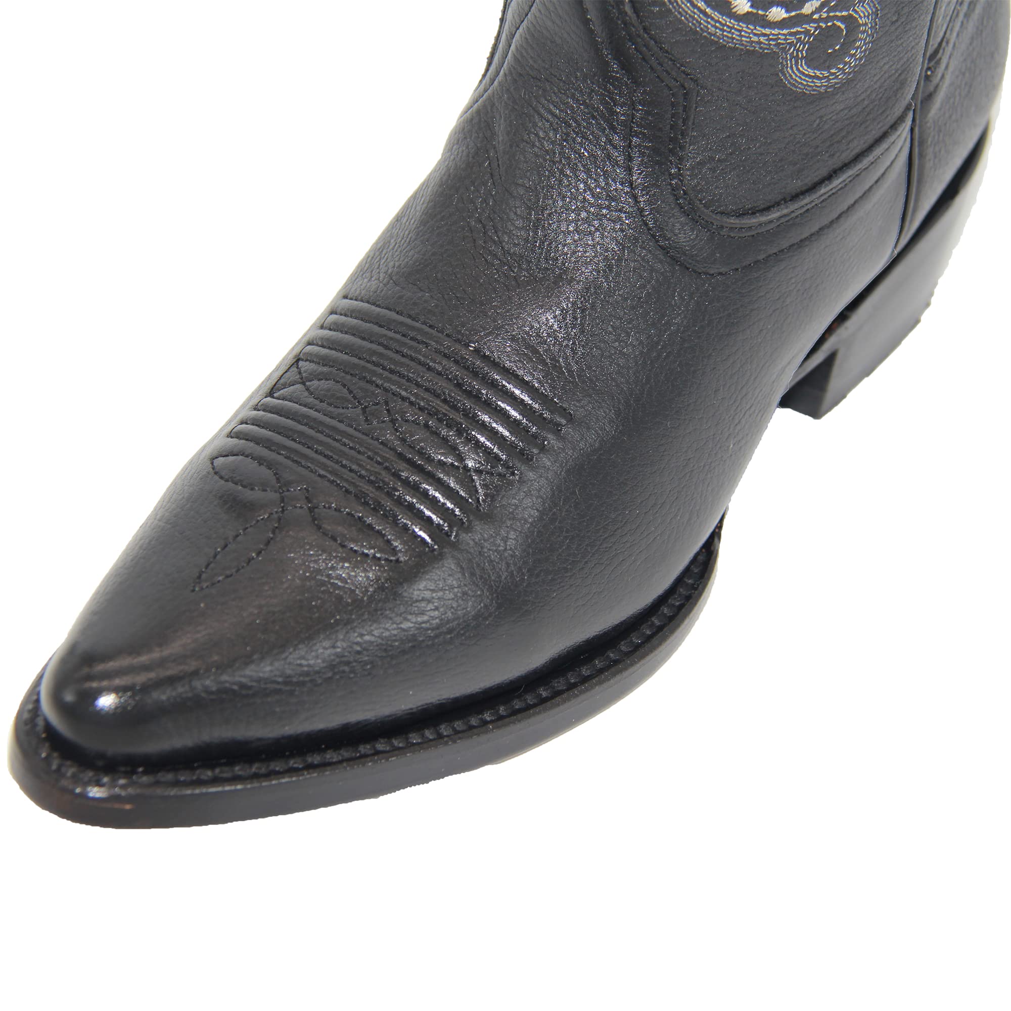 Men’s Genuine Leather J Toe Western Boot