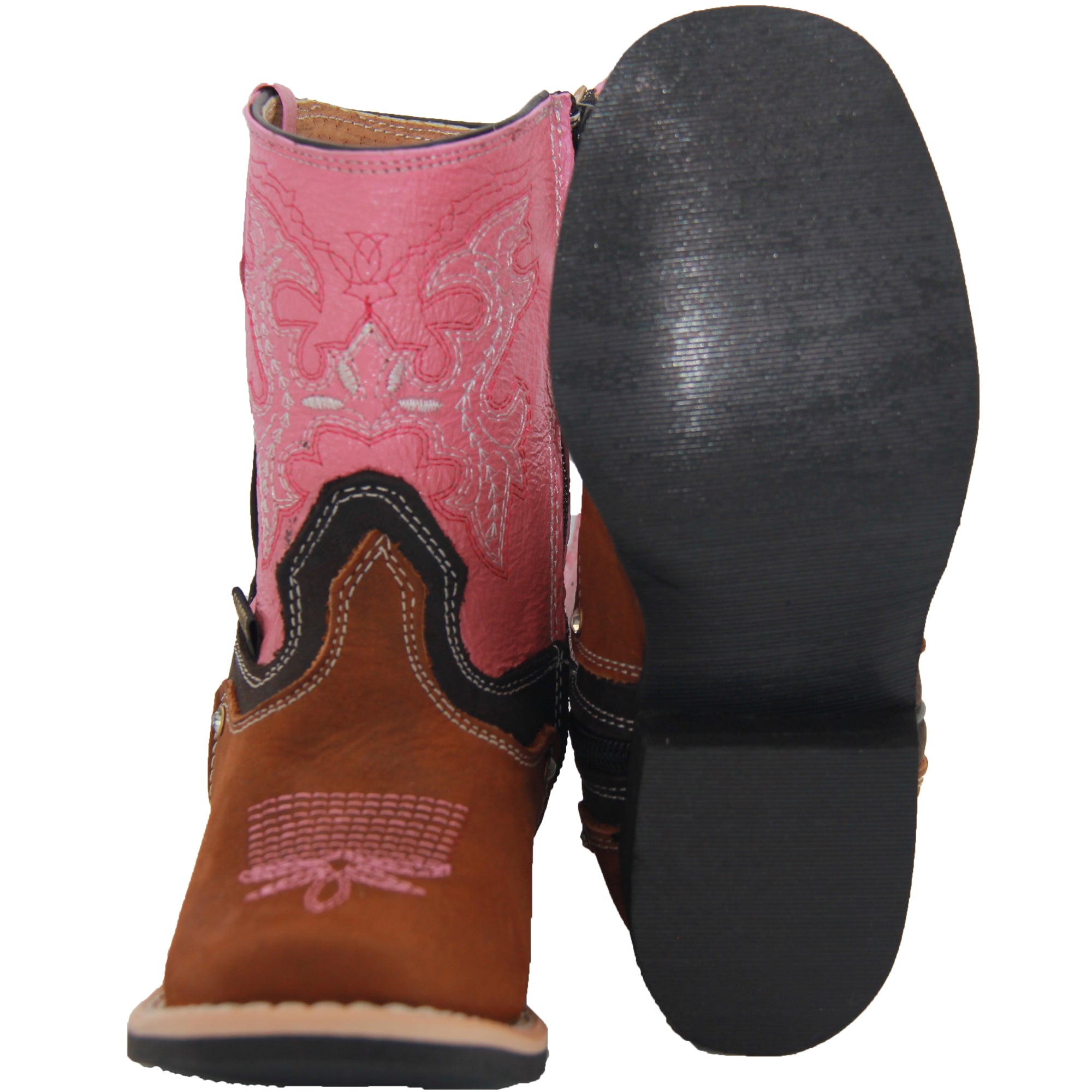 Little Girls Pink Cowboy Boot