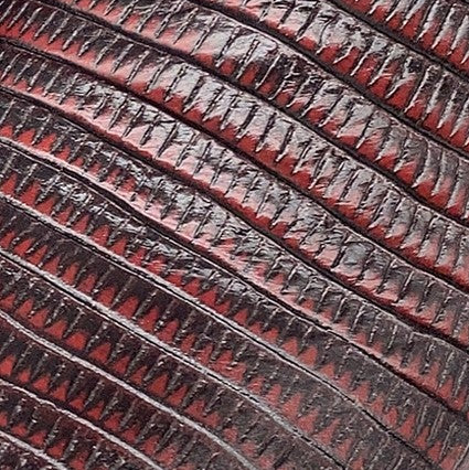 Men’s Leather Lizard Print Western Cowboy Boots Square Toe