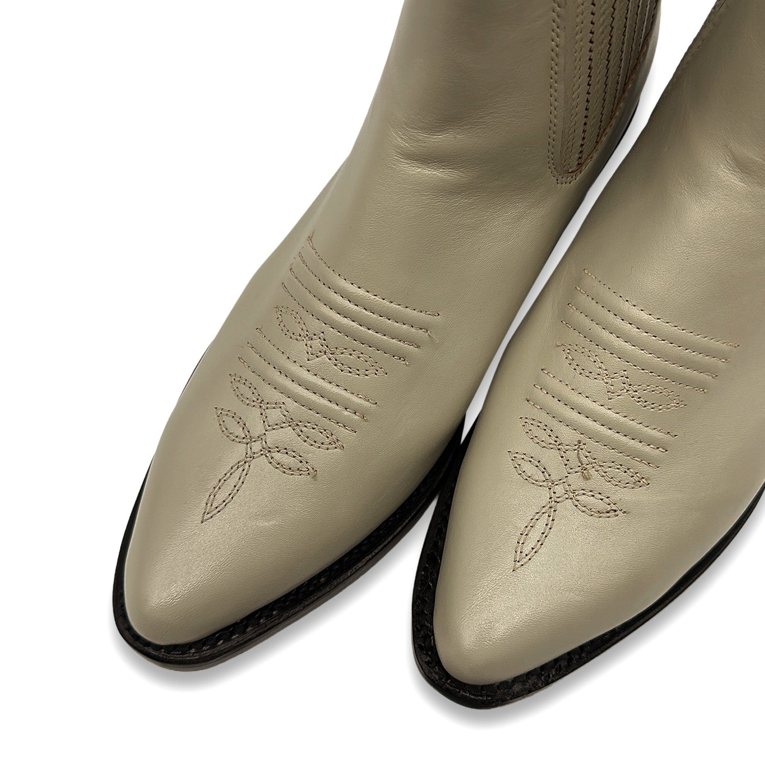 Men’s J Toe Short Ankle Leather Boot
