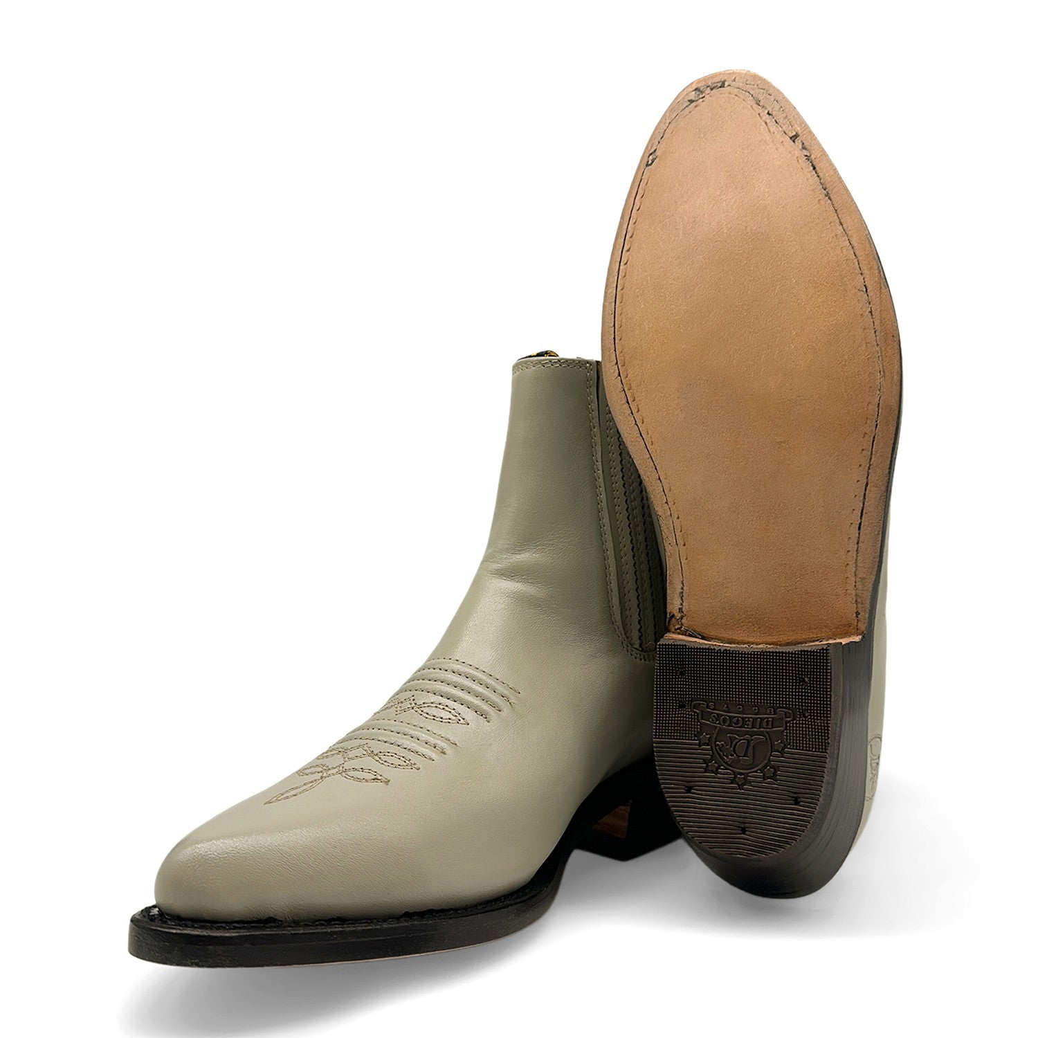 Men’s J Toe Short Ankle Leather Boot