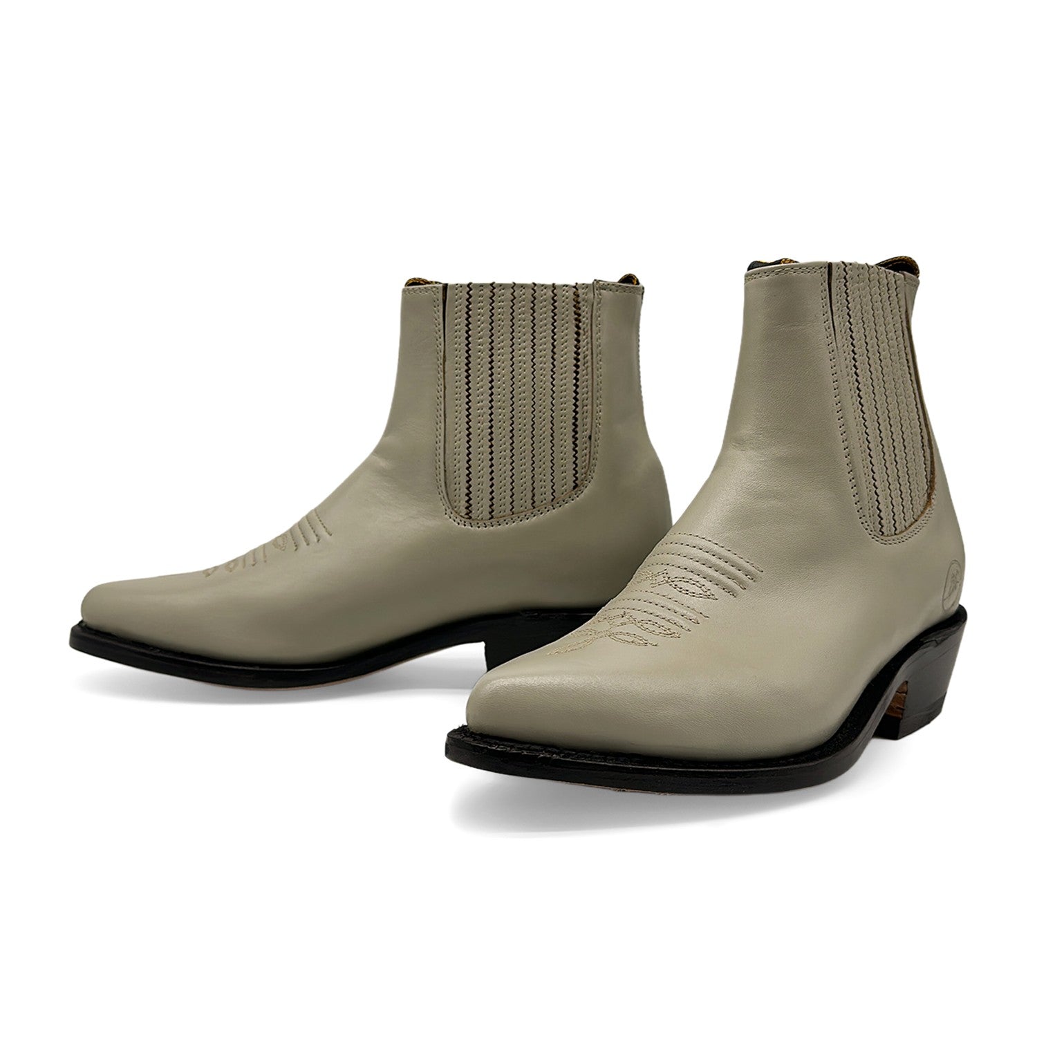 Men’s J Toe Short Ankle Leather Boot