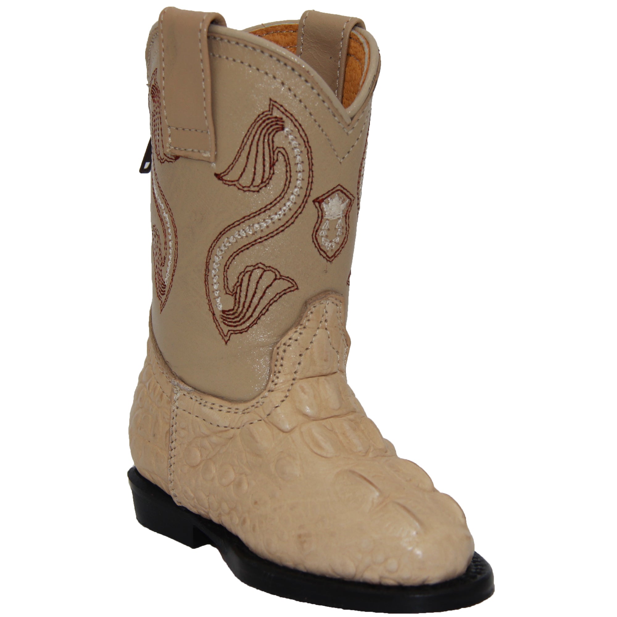 Kids Cowboy Boot Infant Toddler Crocodile Alligator Print Western Boot