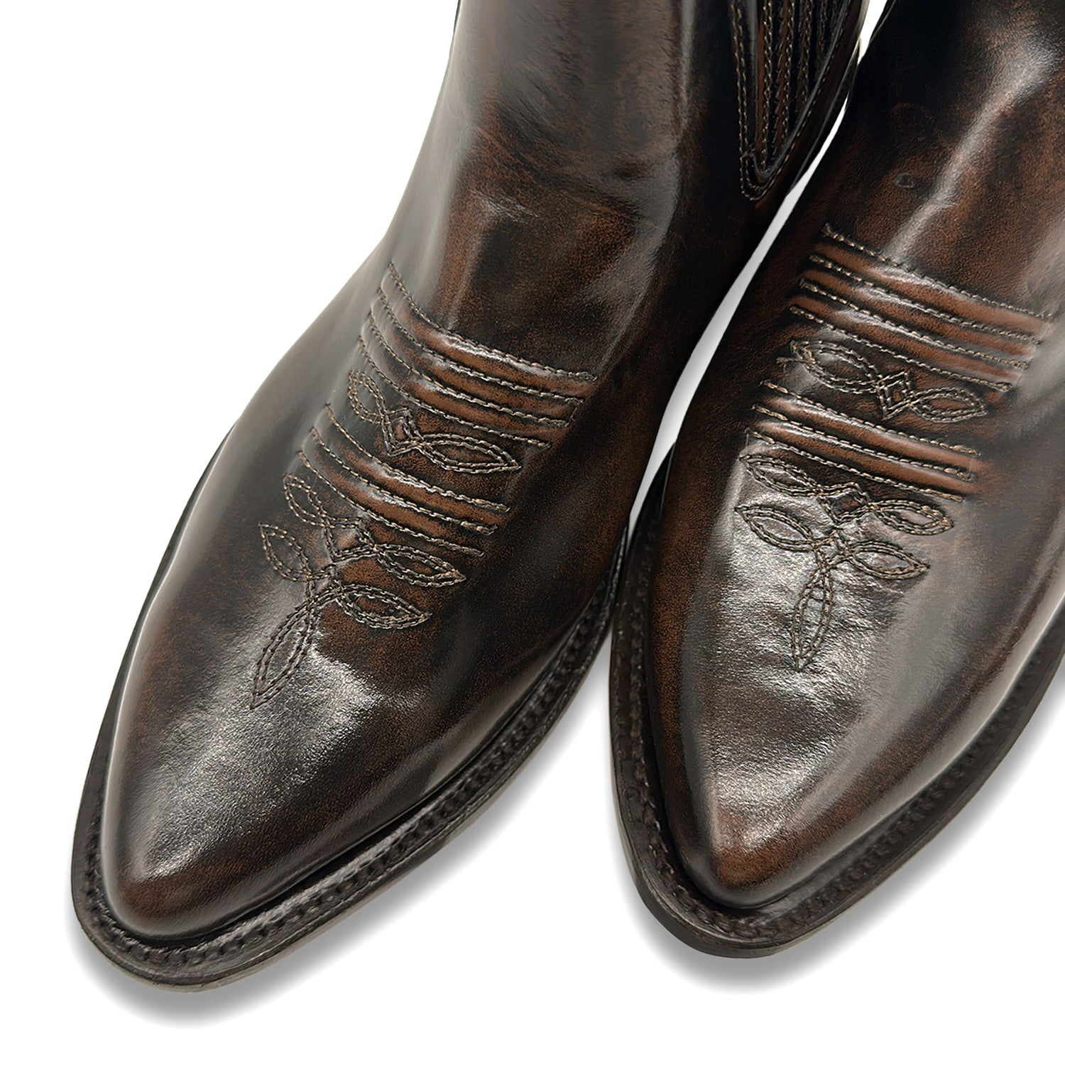 Men’s J Toe Short Ankle Leather Boot