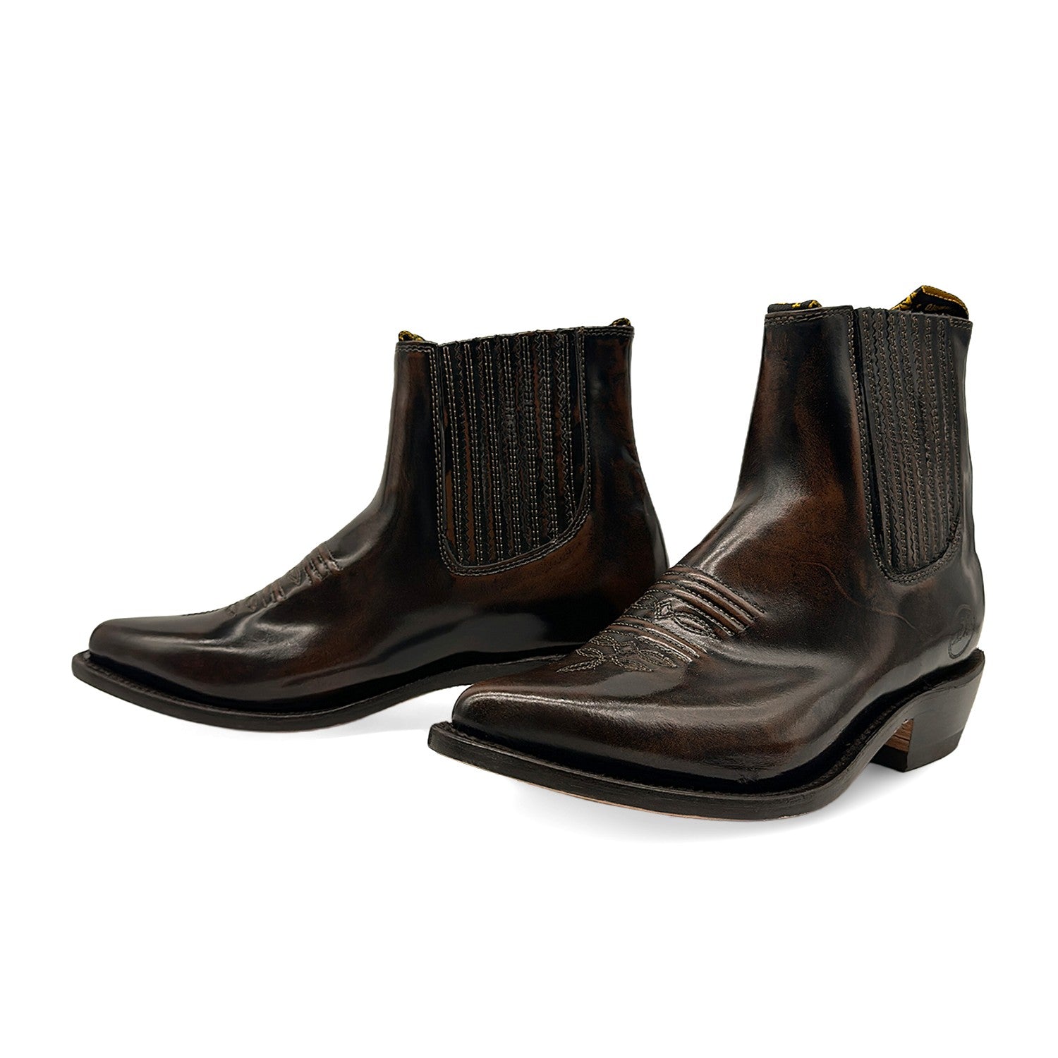 Men’s J Toe Short Ankle Leather Boot