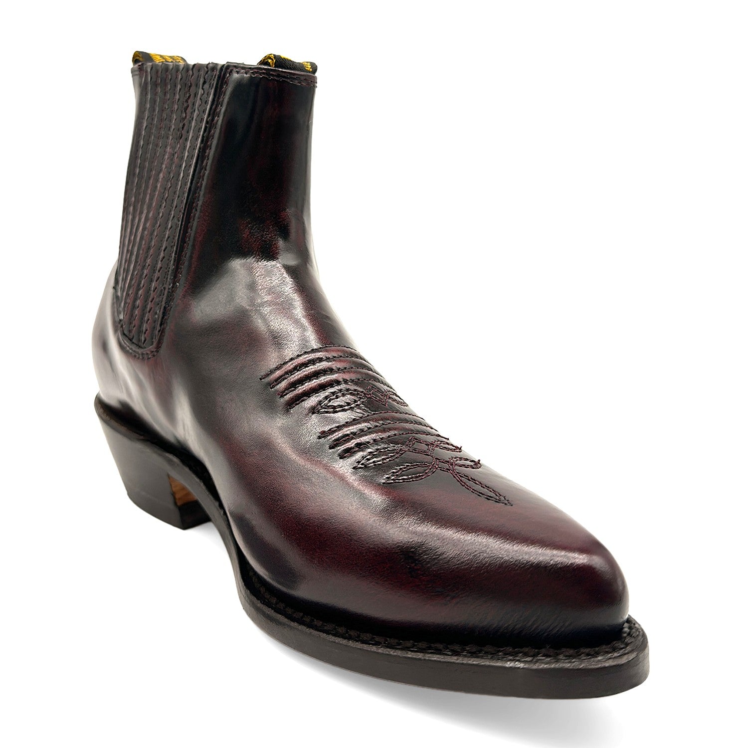 Men’s J Toe Short Ankle Leather Boot