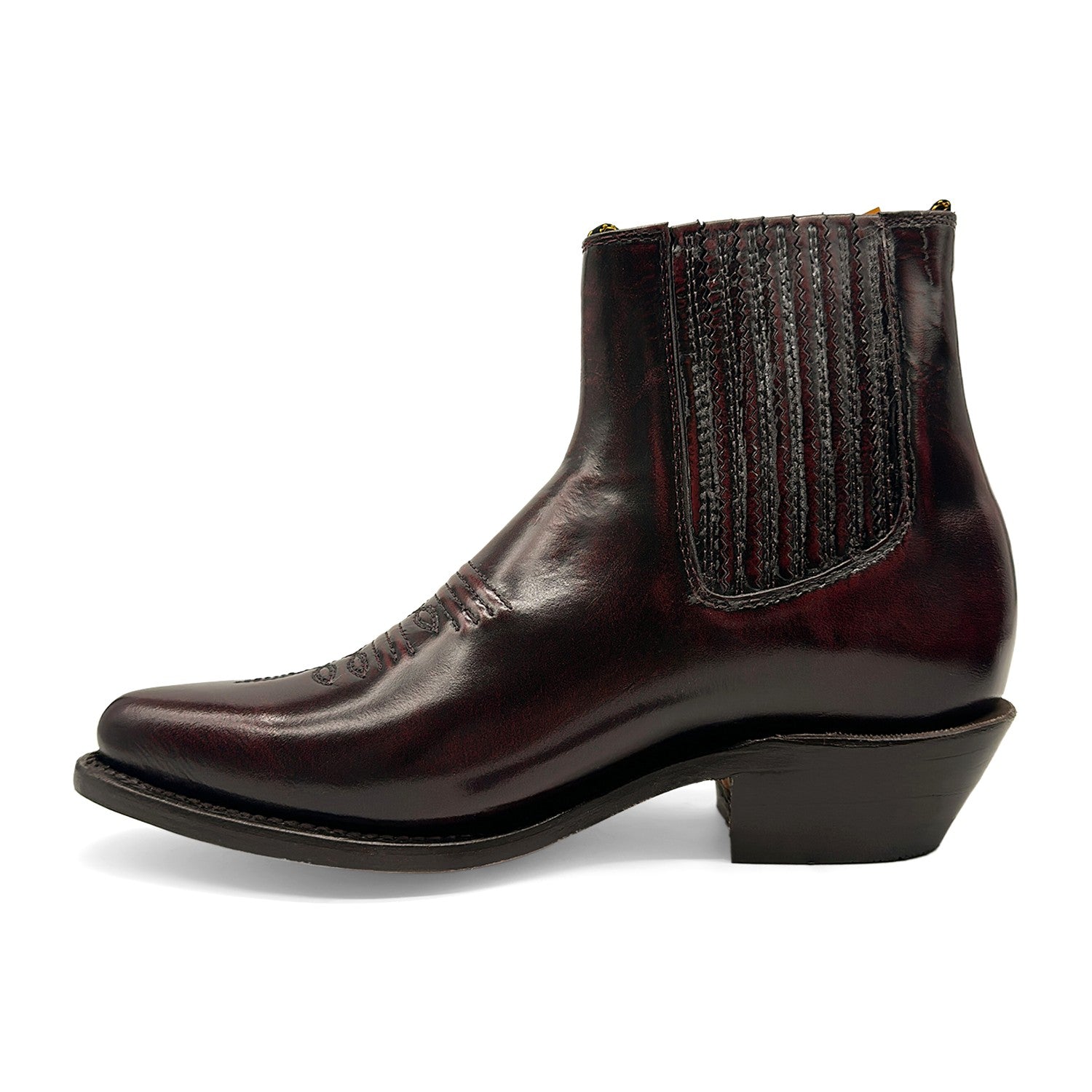 Men’s J Toe Short Ankle Leather Boot