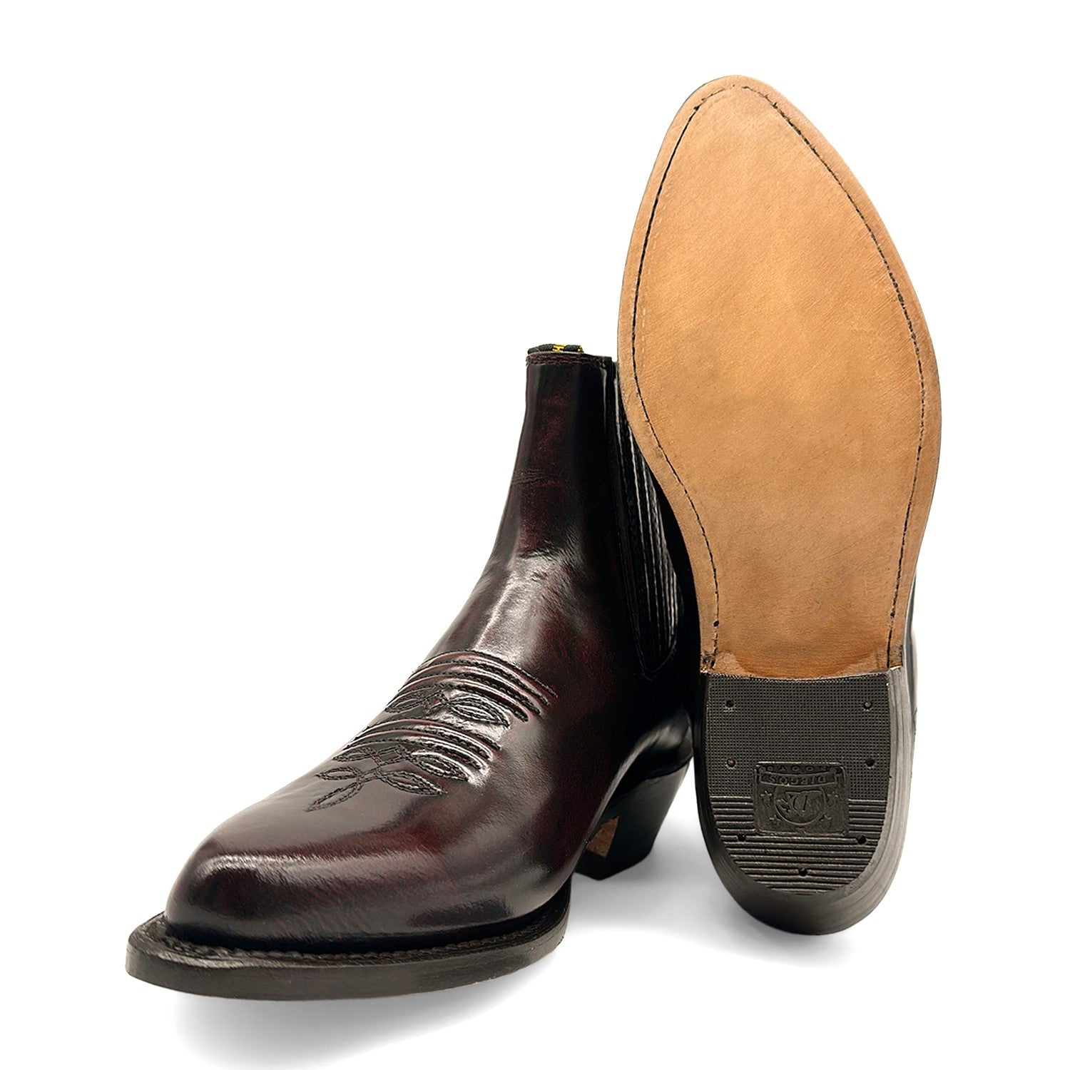 Men’s J Toe Short Ankle Leather Boot