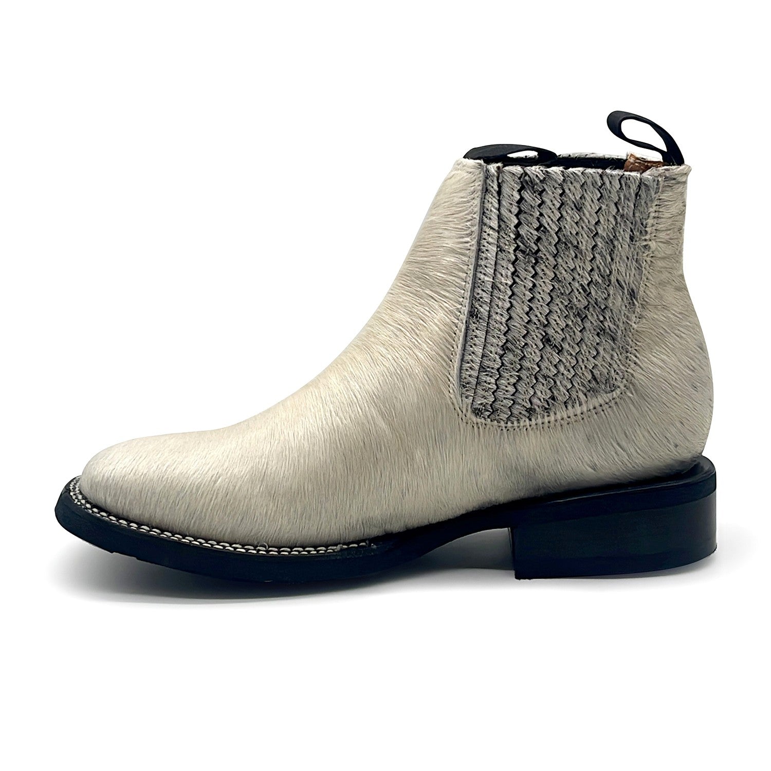 Men’s Chelsea Pony Hair Western Ankle Boot