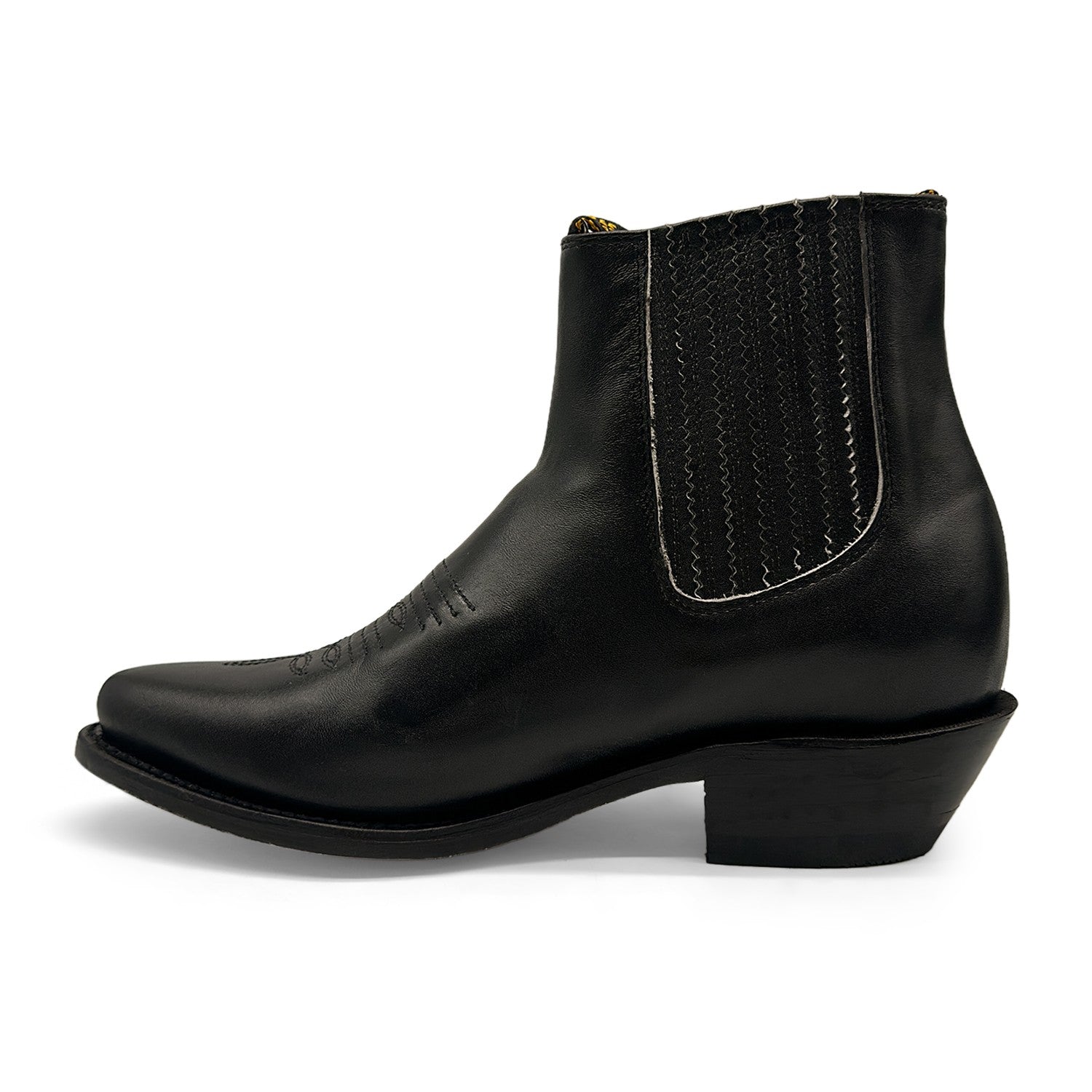 Men’s J Toe Short Ankle Leather Boot