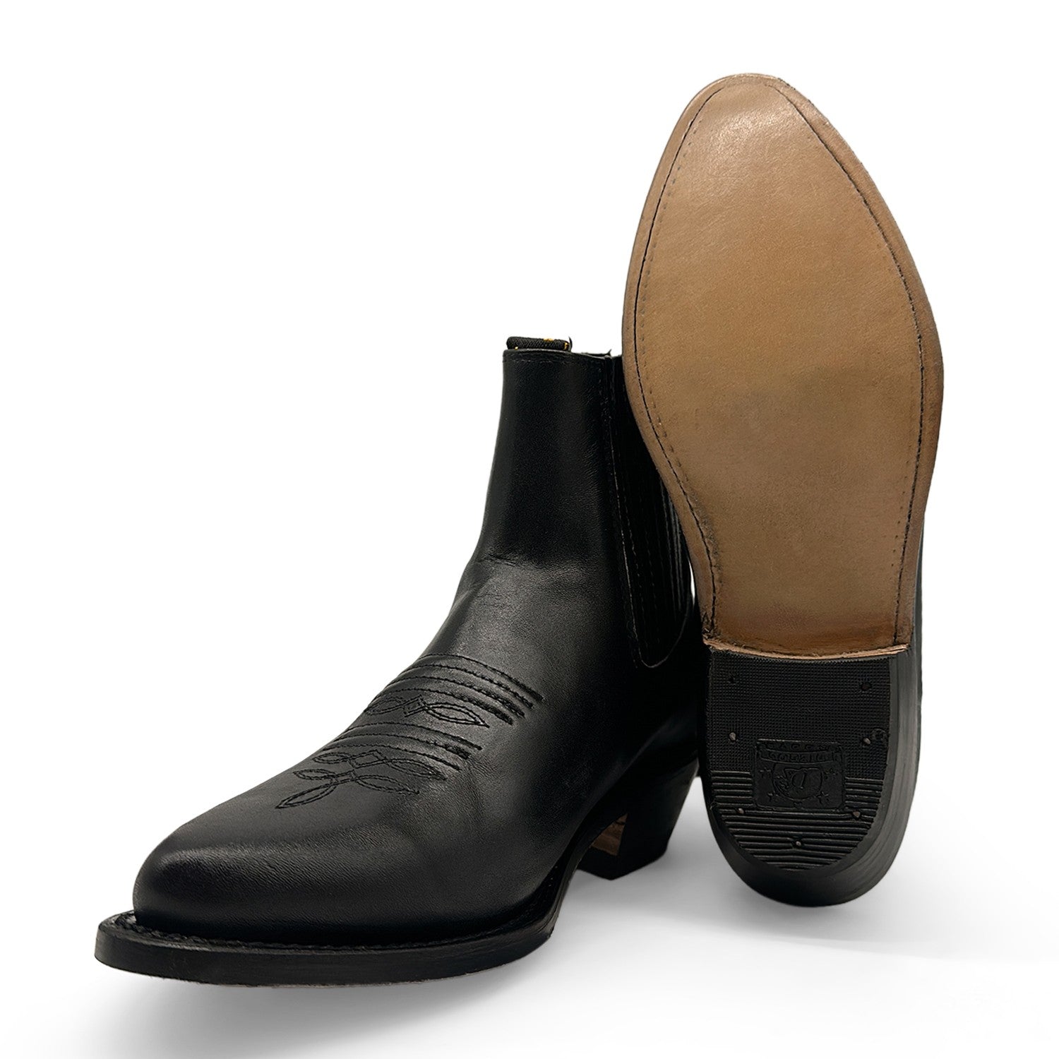 Men’s J Toe Short Ankle Leather Boot