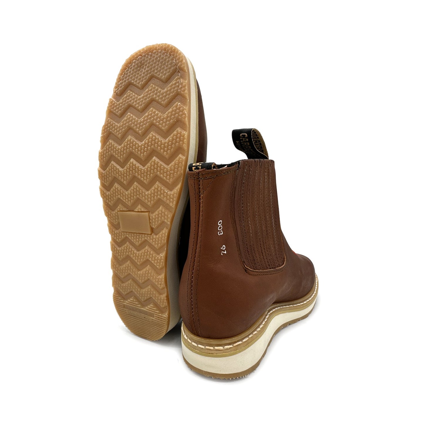 Men's Leather Brown Ankle Western Work Boot