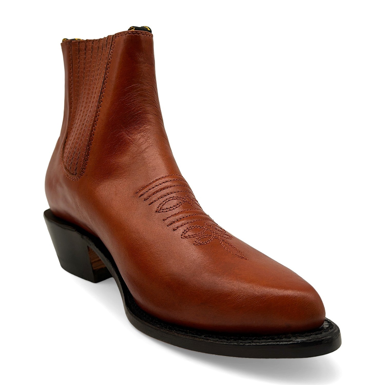 Men’s J Toe Short Ankle Leather Boot