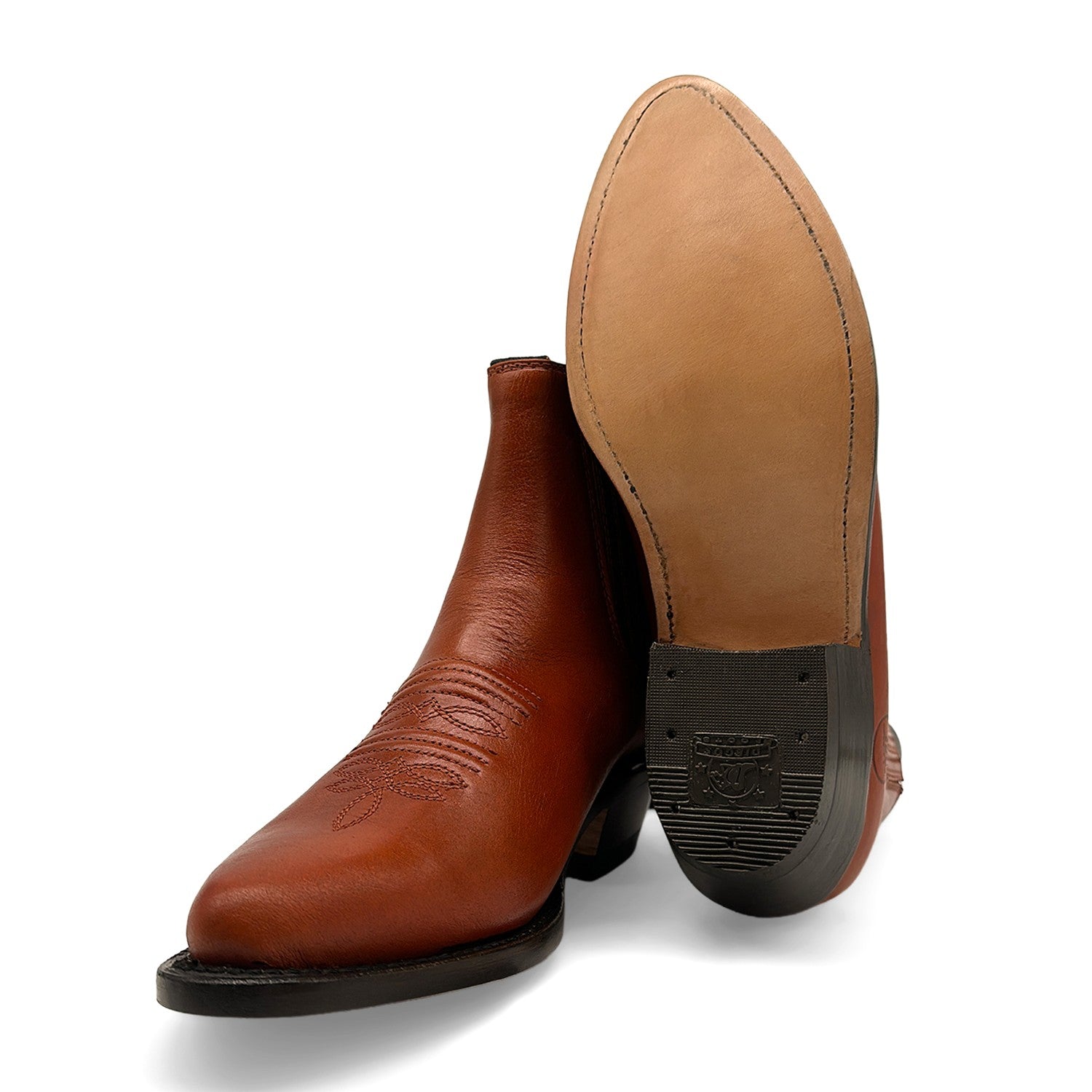 Men’s J Toe Short Ankle Leather Boot