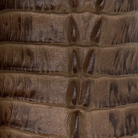 Men's Leather Alligator Tail Print Square Toe Western Cowboy Boot