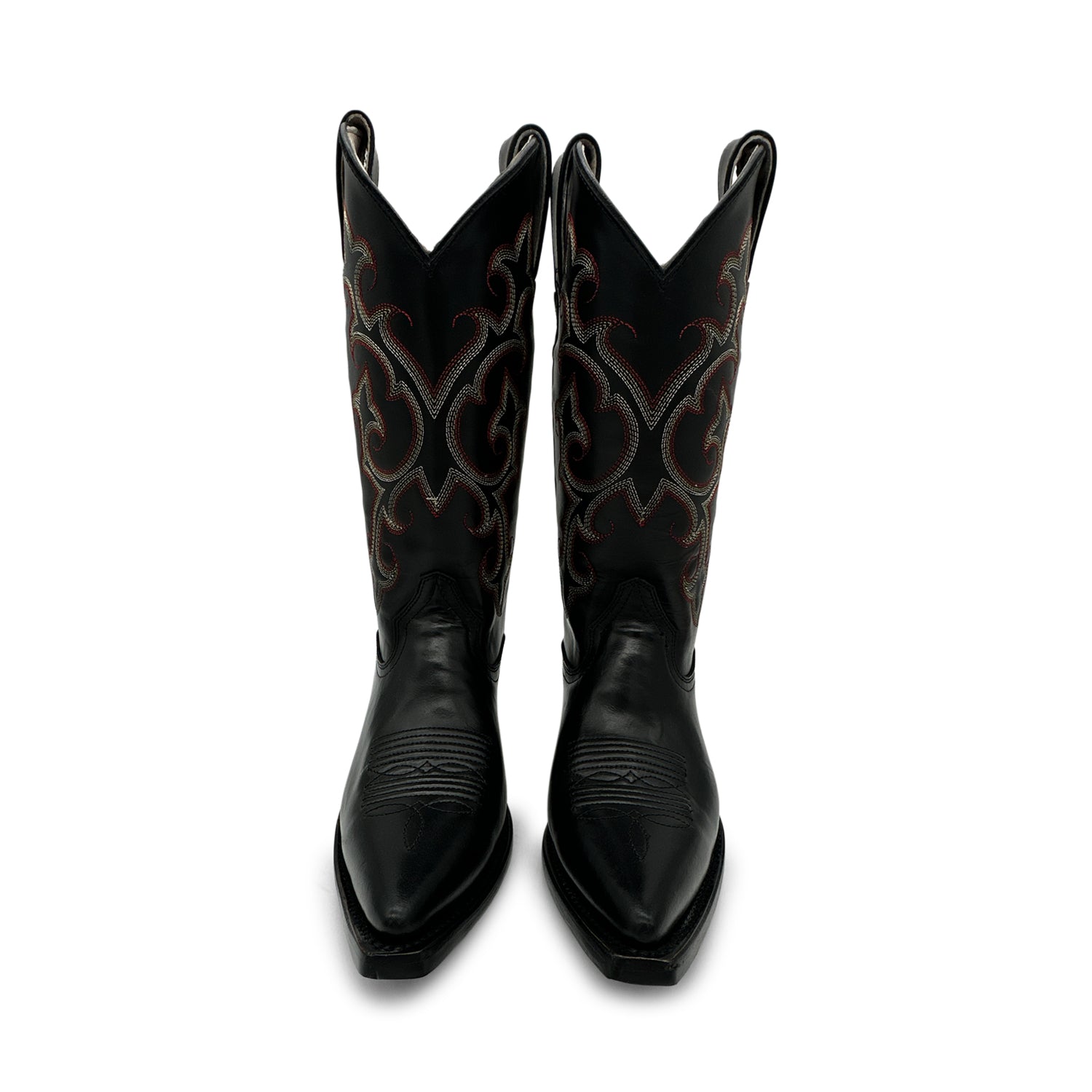 Women’s Genuine Leather Pointed Snip Toe Cowboy Cowgirl Boot