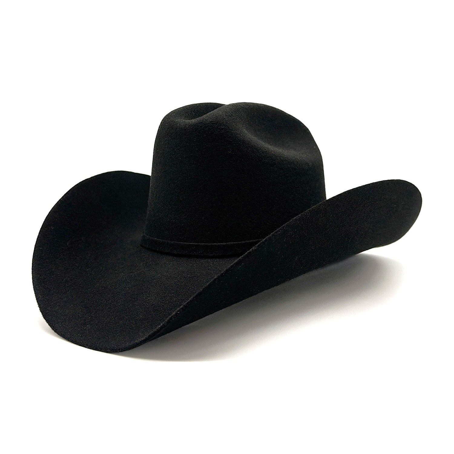 Men’s Texana Joan Sebastian Style Cowboy Hat 100% Wool Felt 4” Brim Western Hat