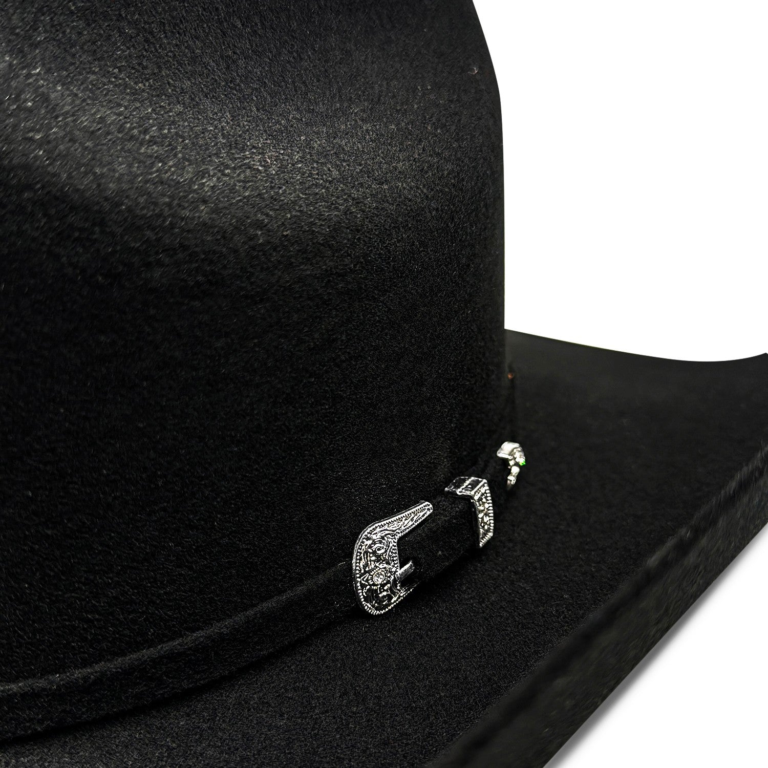 Men’s Texana Joan Sebastian Style Cowboy Hat 100% Wool Felt 4” Brim Western Hat