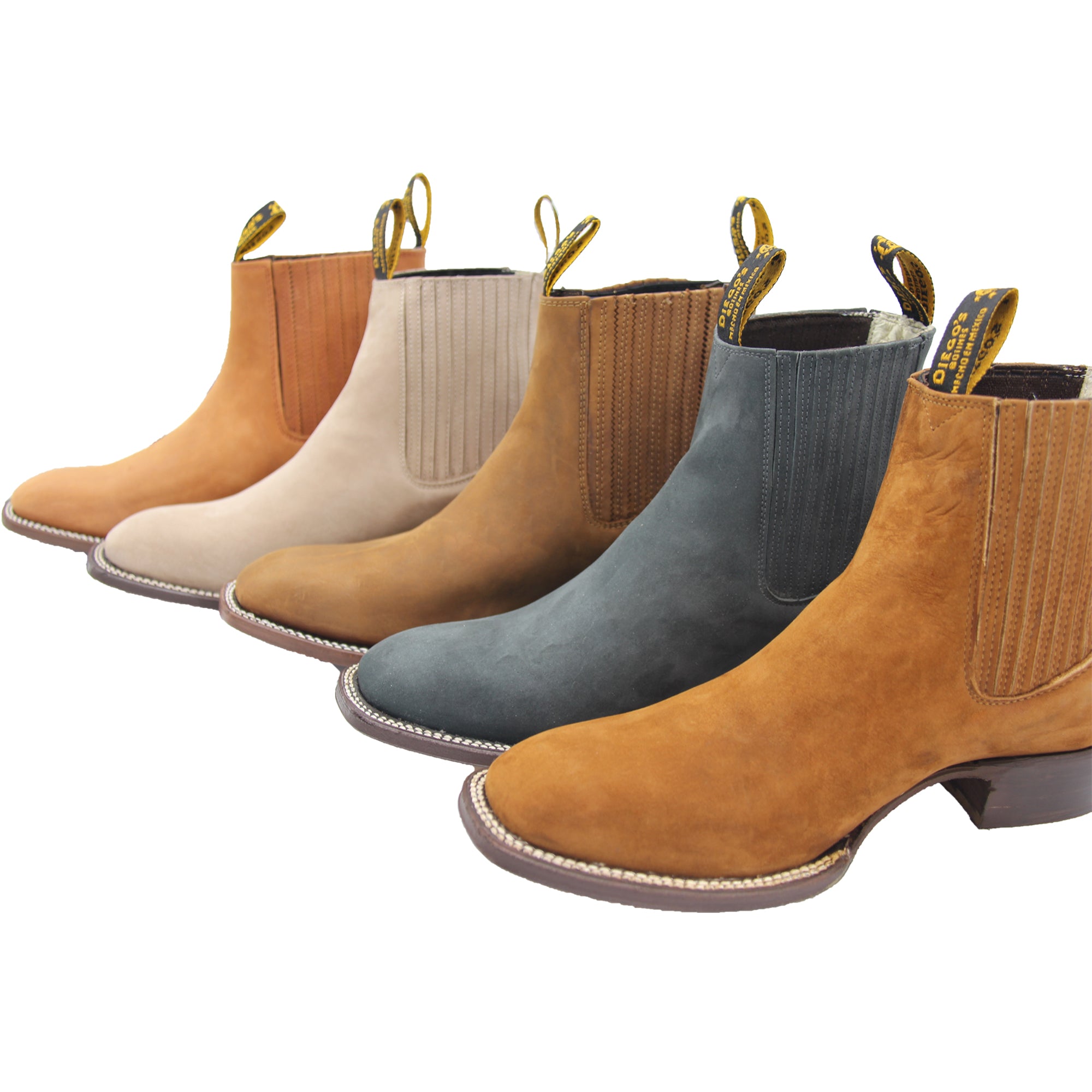 Men's Short Ankle Leather Boots