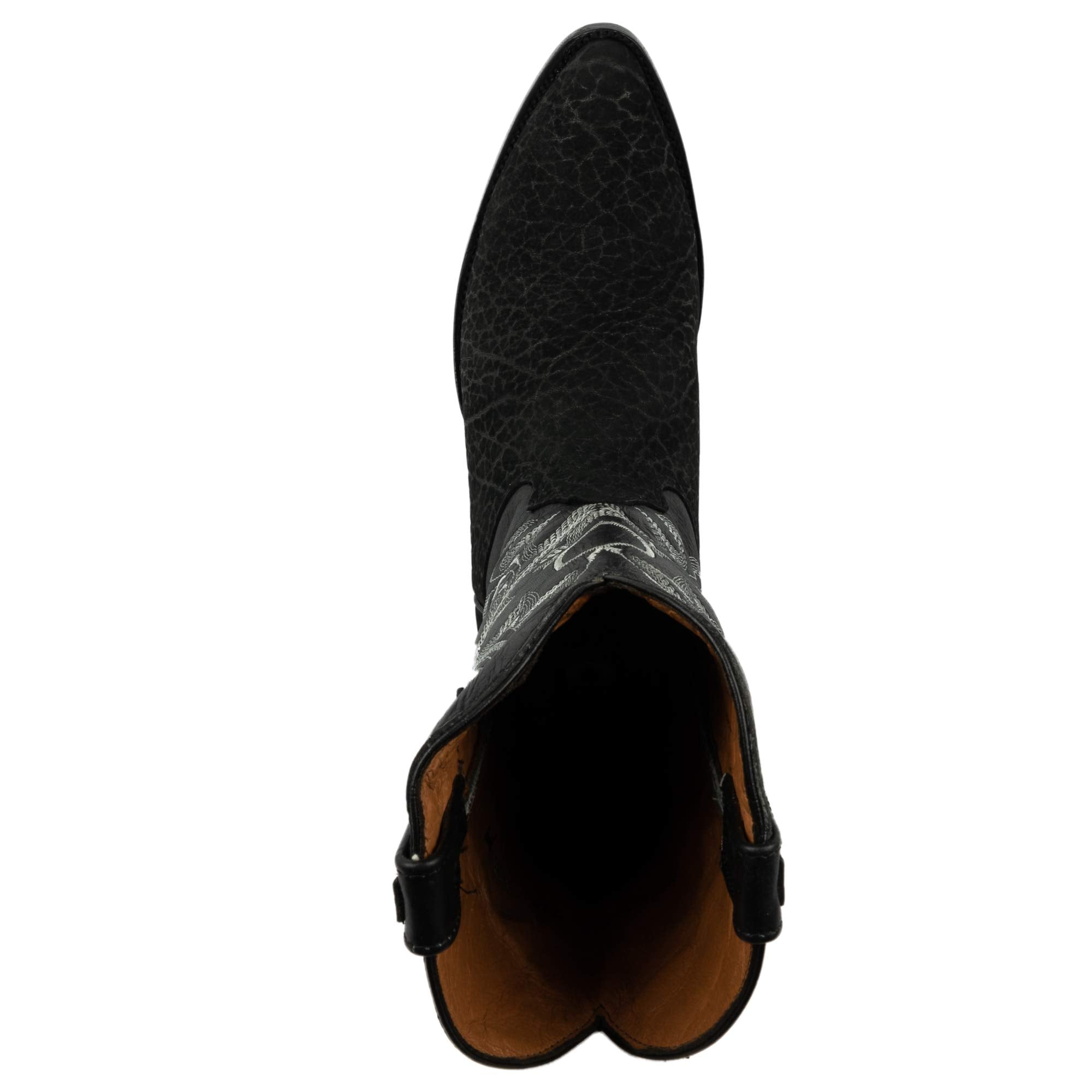 Men's Genuine Leather J Toe Western Cowboy Boot