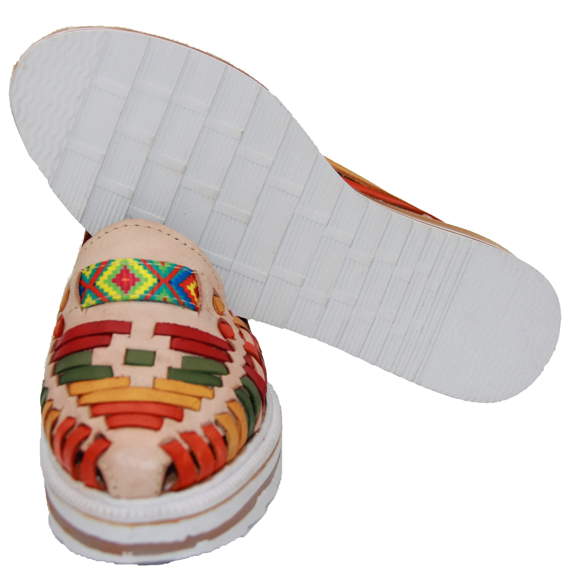 Women’s Leather Huarache Wedge Sandal, Mexican Huarache Sandal, Platform Huarache Sandal