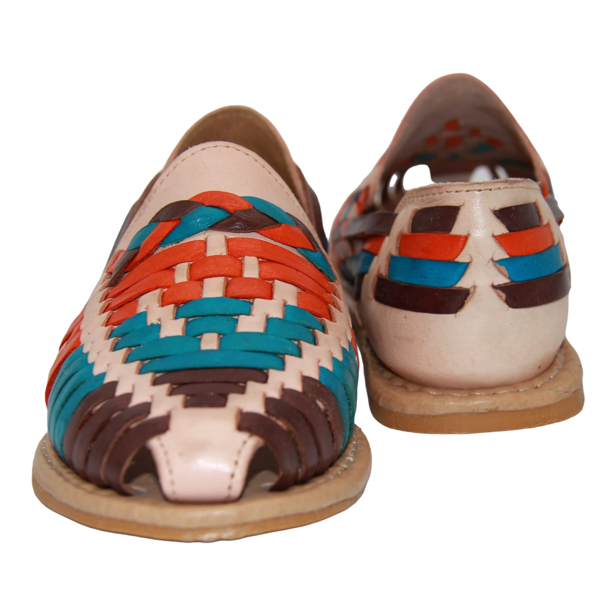 Women's Leather Traditional Huarache Sandal, Hand Woven Authentic Mexican Leather Huarache