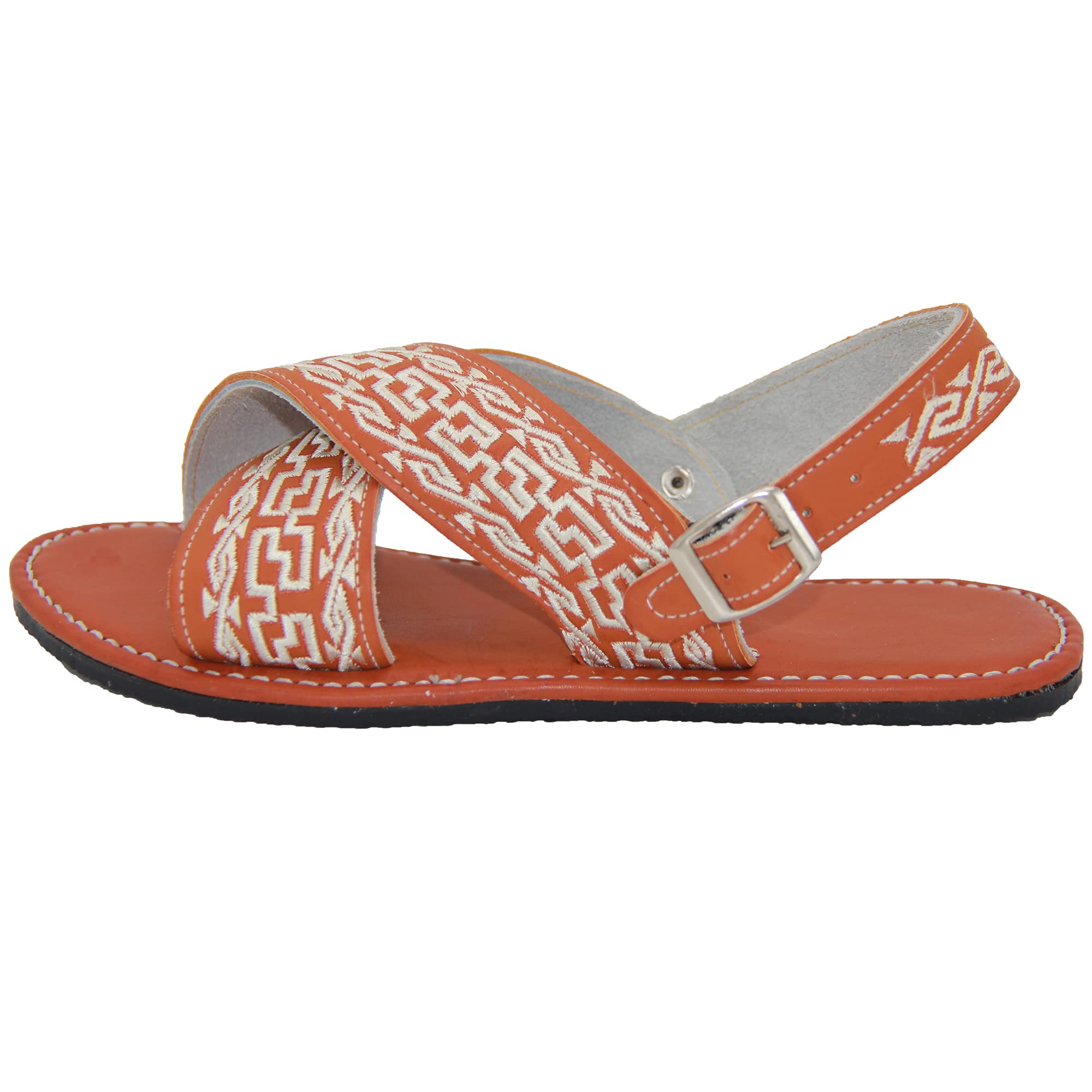 Men’s Leather Mexican Huarache Sandal Bordado Huarache