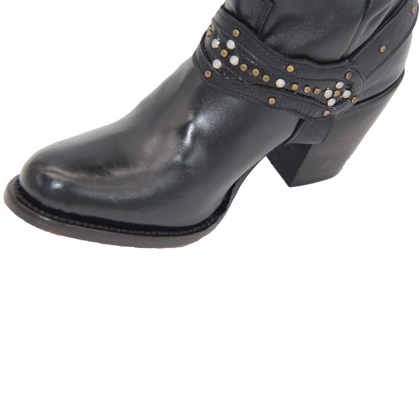 Womens Tall Genuine Leather Cowgirl Boot