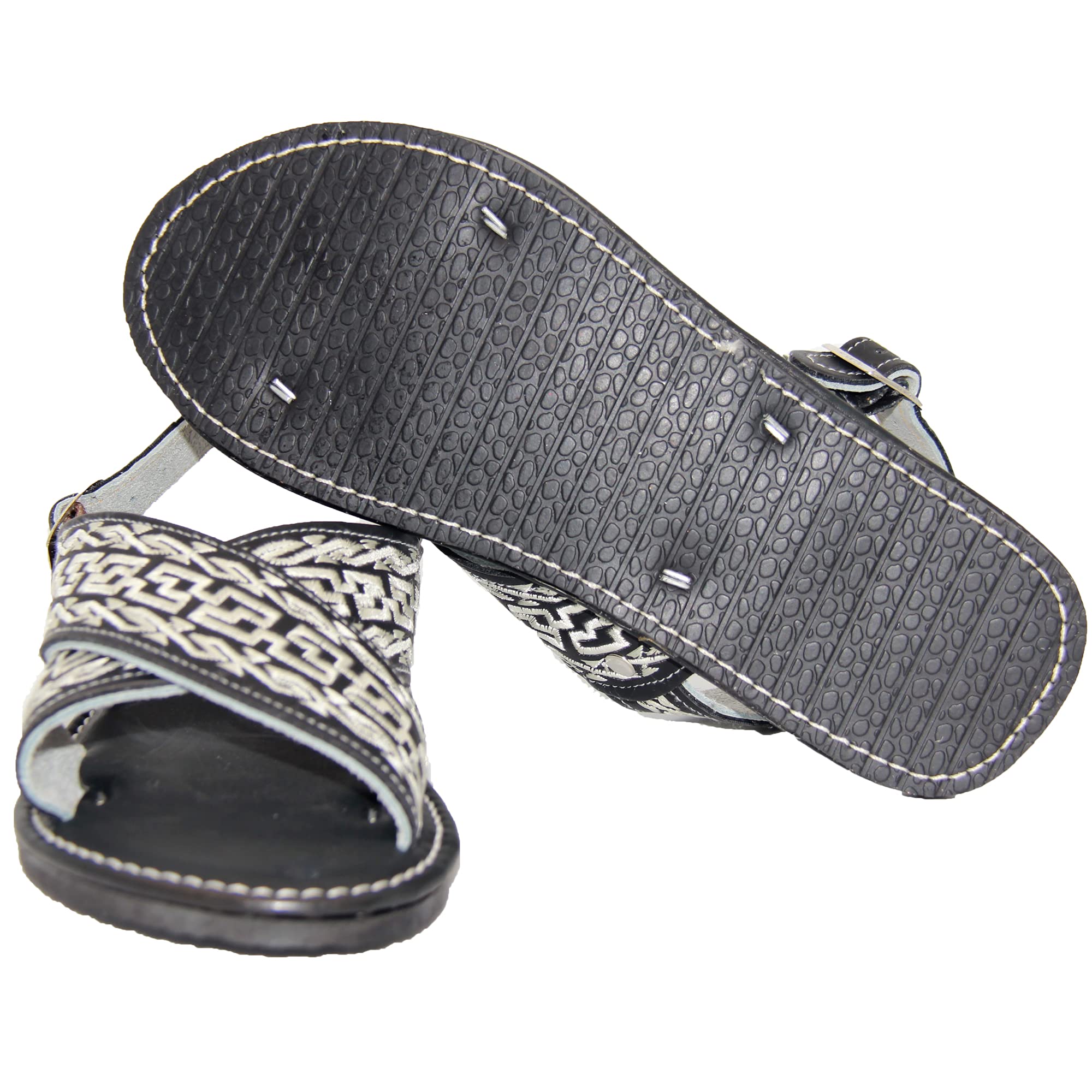 Men’s Leather Mexican Huarache Sandal Bordado Huarache