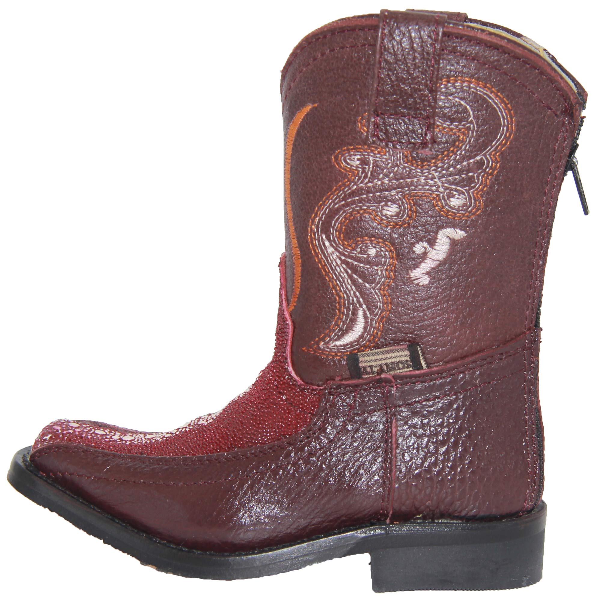 Kids Cowboy Boot Toddlers Infant Western Stingray Snip Toe Boot