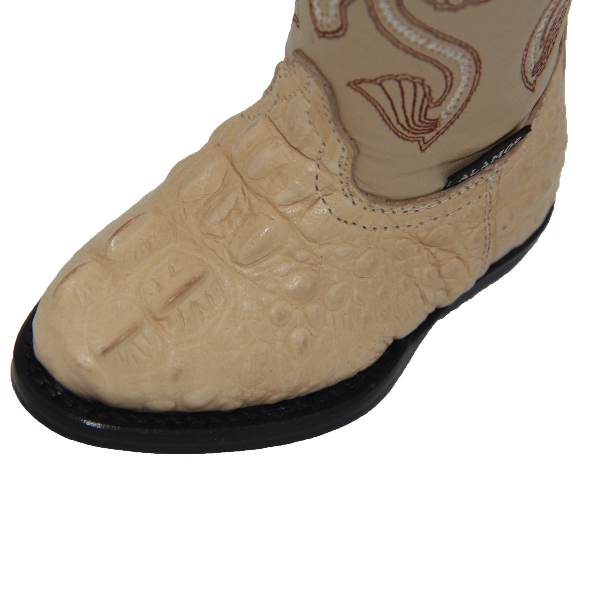 Kids Cowboy Boot Infant Toddler Crocodile Alligator Print Western Boot