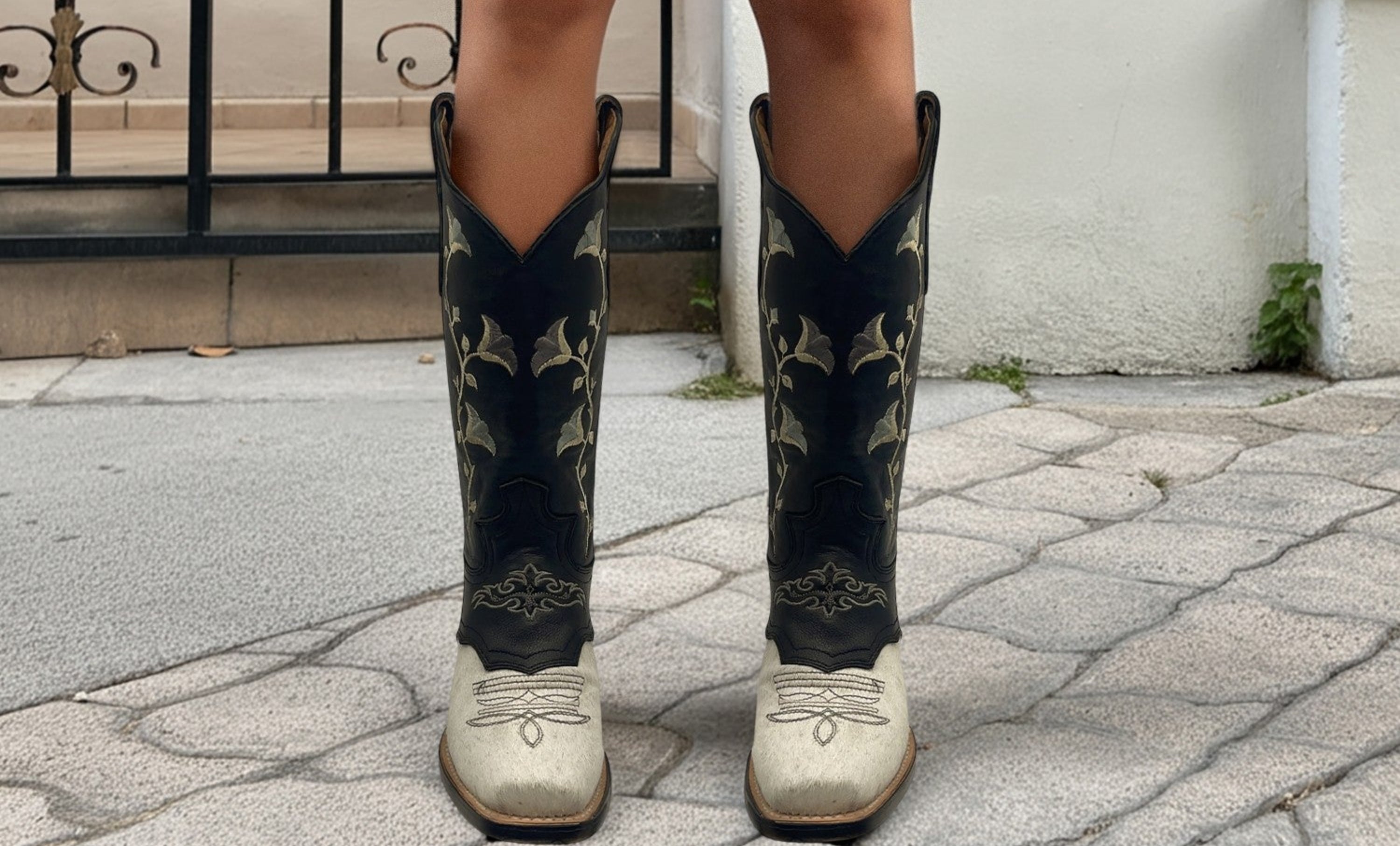 Women's Floral Boots
