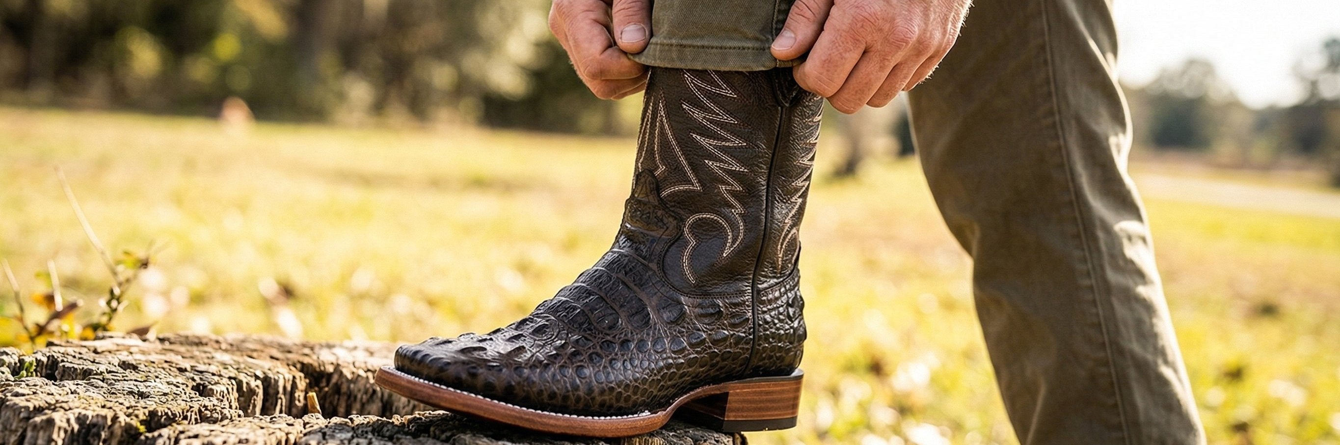 Men's Crocodile/Alligator Boots