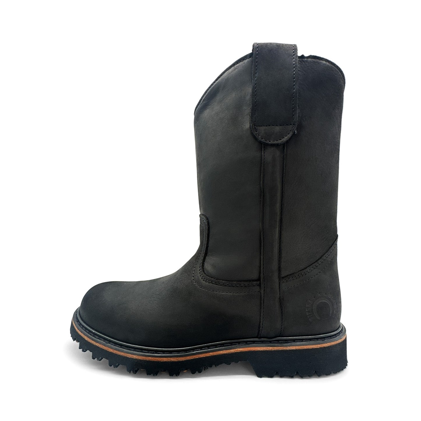 Men's Pull On Leather Heavy Duty Work Boot