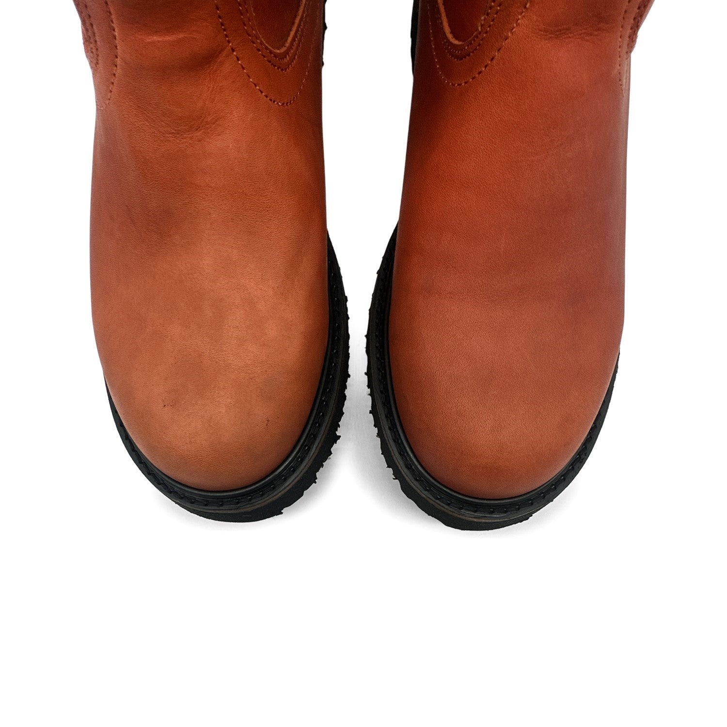 Men's Pull On Leather Heavy Duty Work Boot