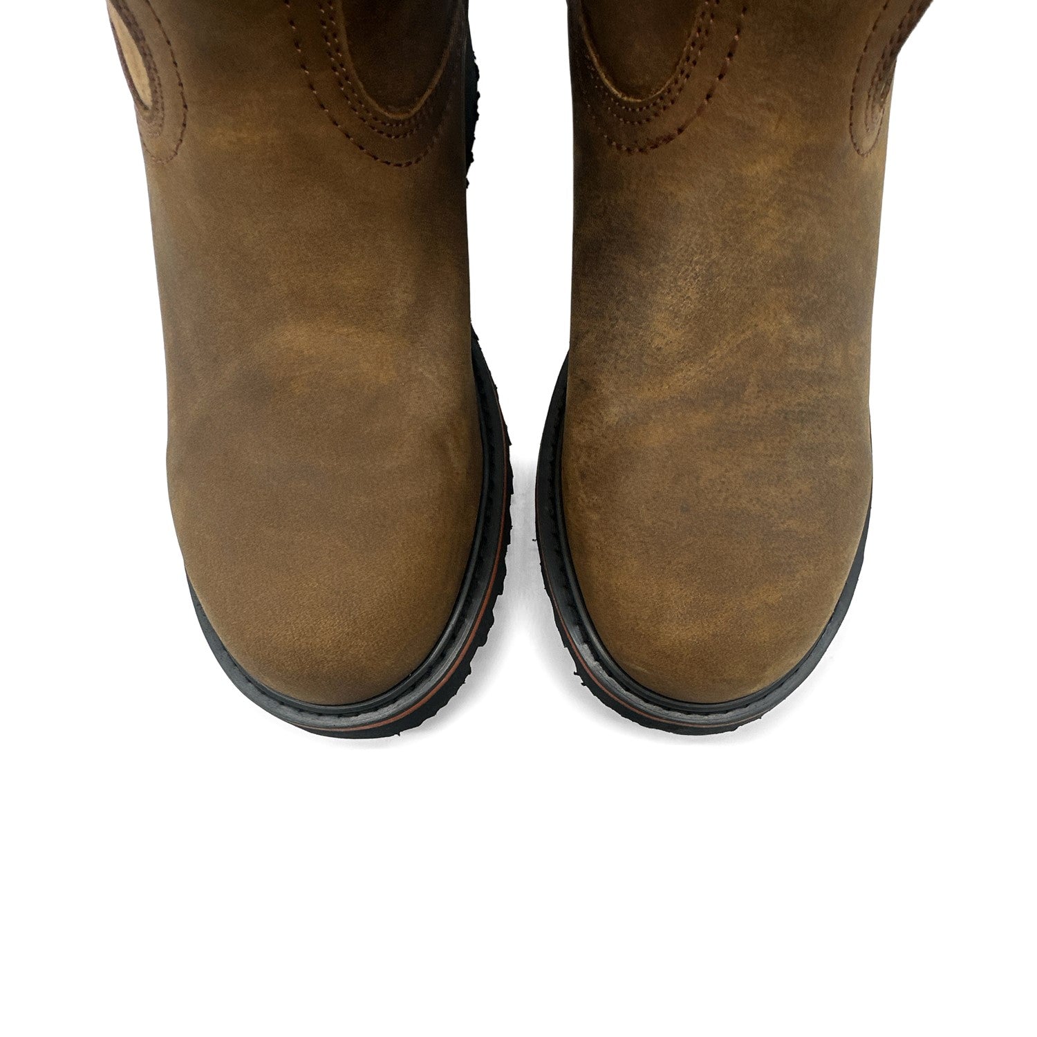 Men's Pull On Leather Heavy Duty Work Boot