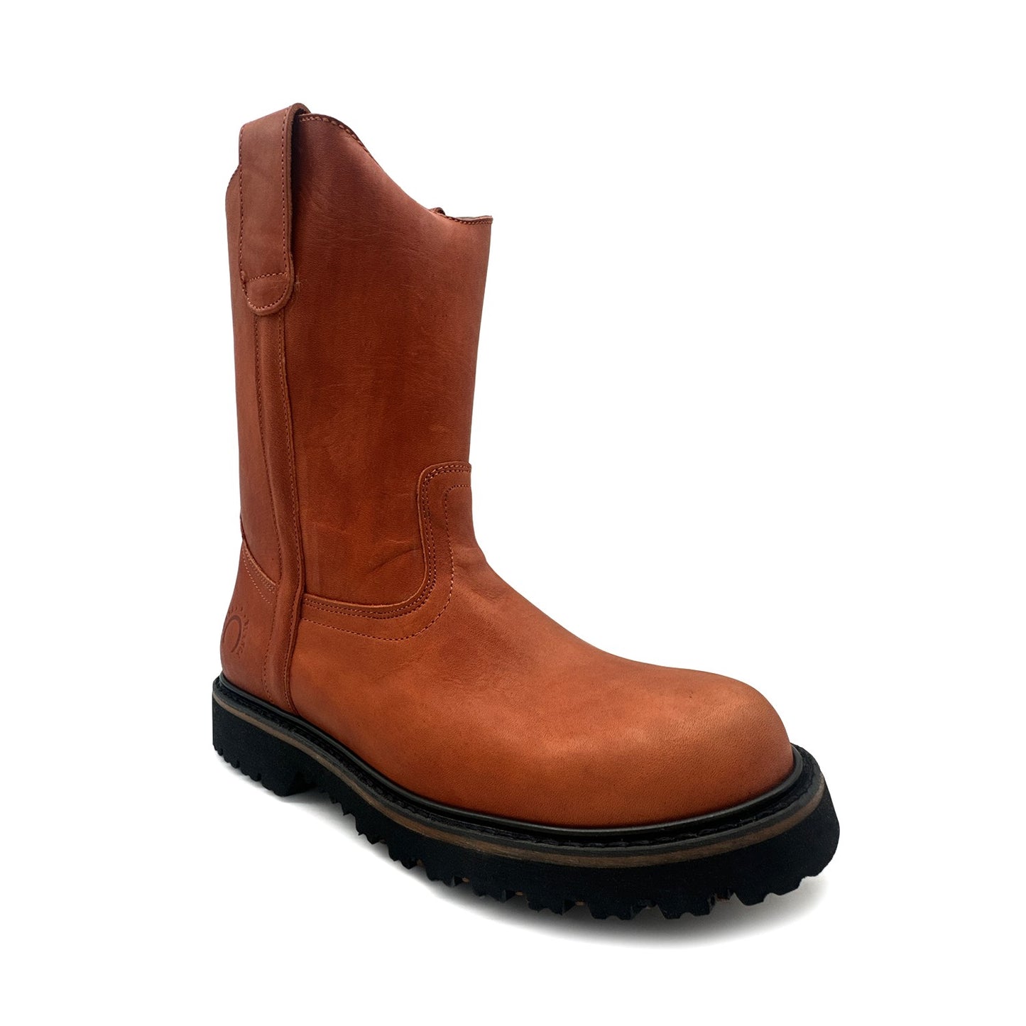 Men's Pull On Leather Heavy Duty Work Boot