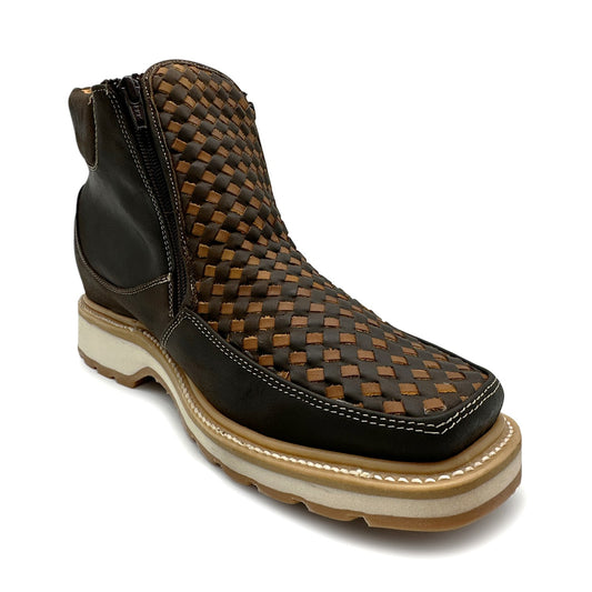 Men's Square Toe Leather Petatillo Work Boot