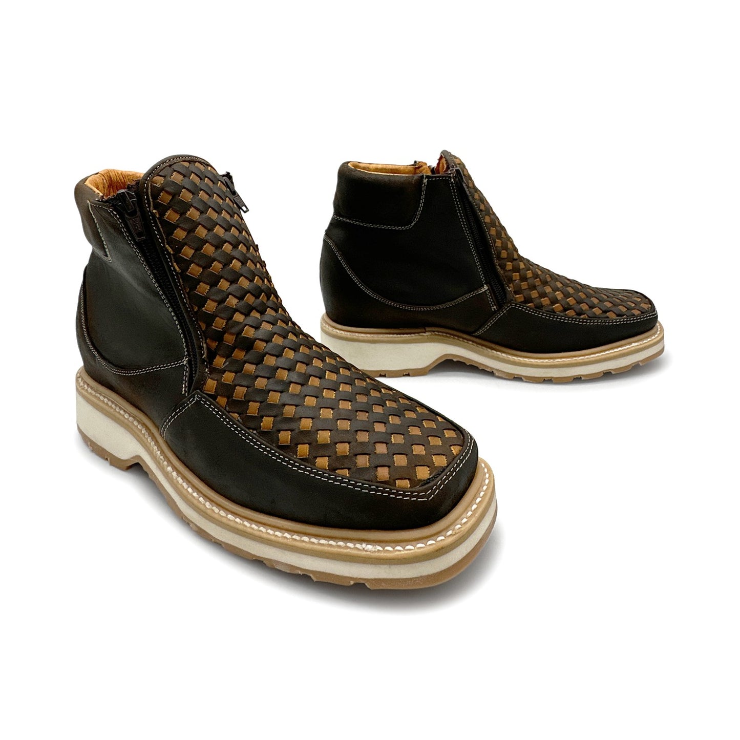 Men's Square Toe Leather Petatillo Work Boot