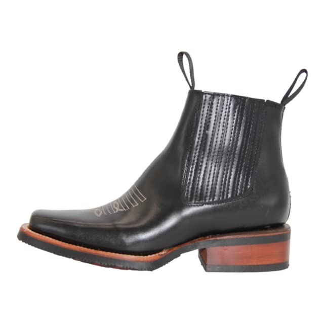 Men's Genuine Leather Short Ankle Boot