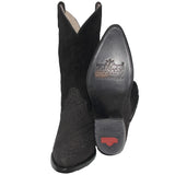 Men’s Genuine Leather J Toe Bull Neck Print Cowboy Boot