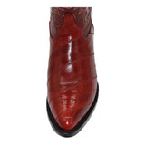 Men's Genuine EEL Skin J Toe Leather Cowboy Boots