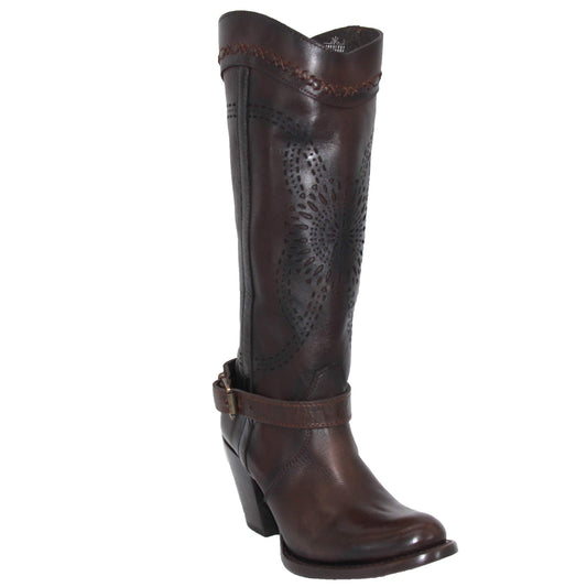 Women's Tall Cowboy Boot Round Toe