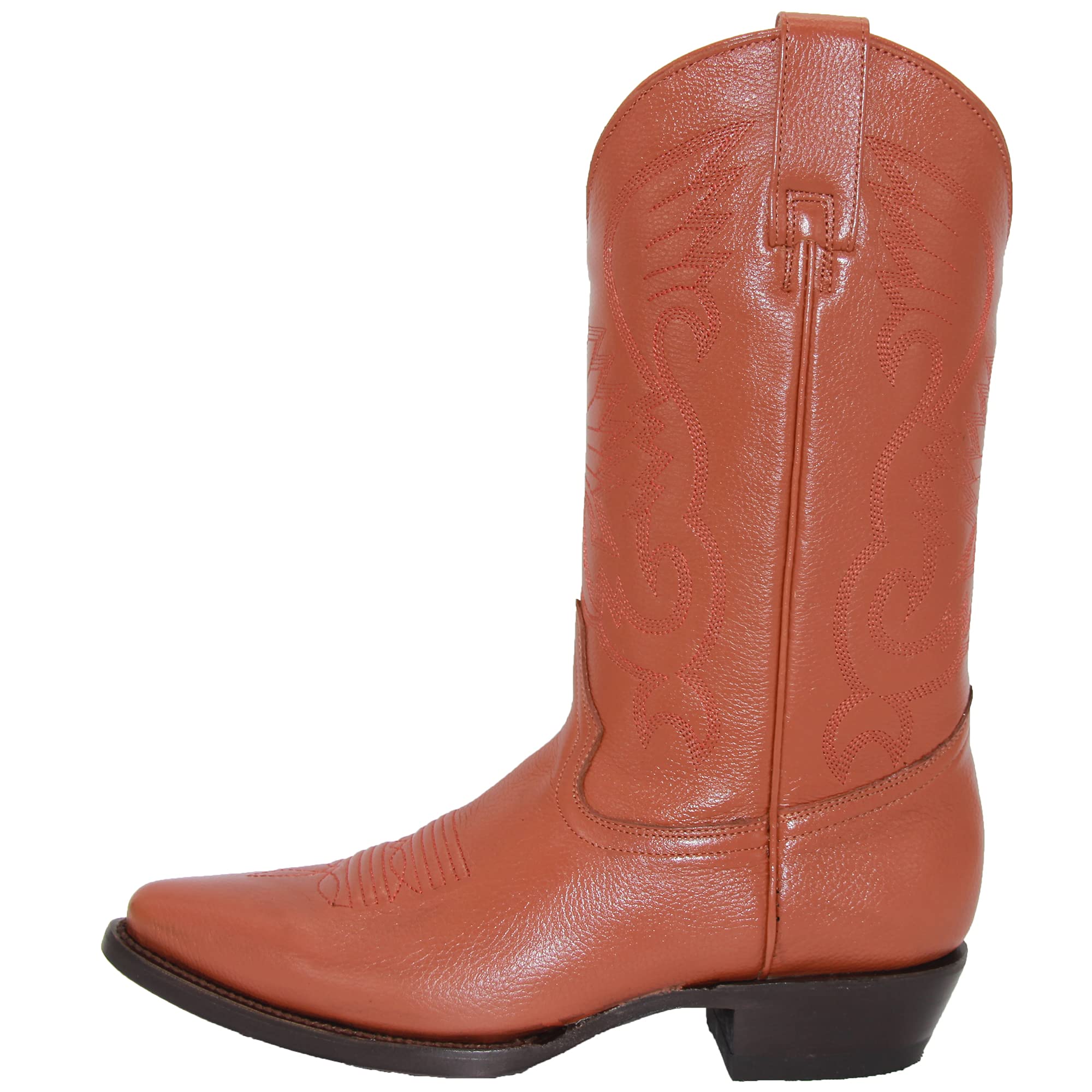 Men’s Genuine Leather J Toe Western Boot