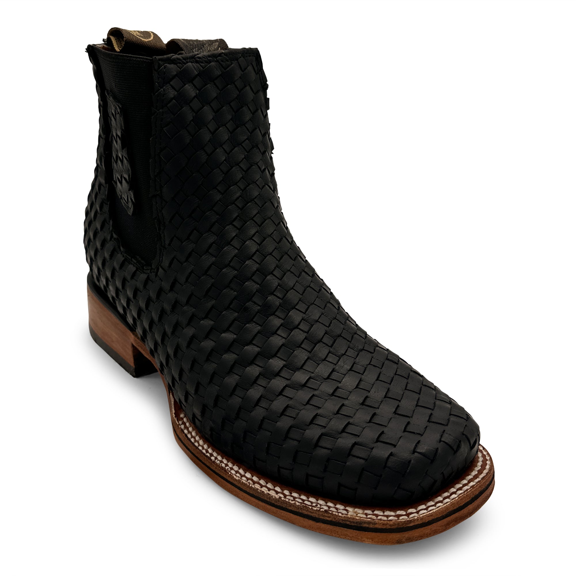 Men's Short Ankle Rodeo Petatillo Boot Square Toe