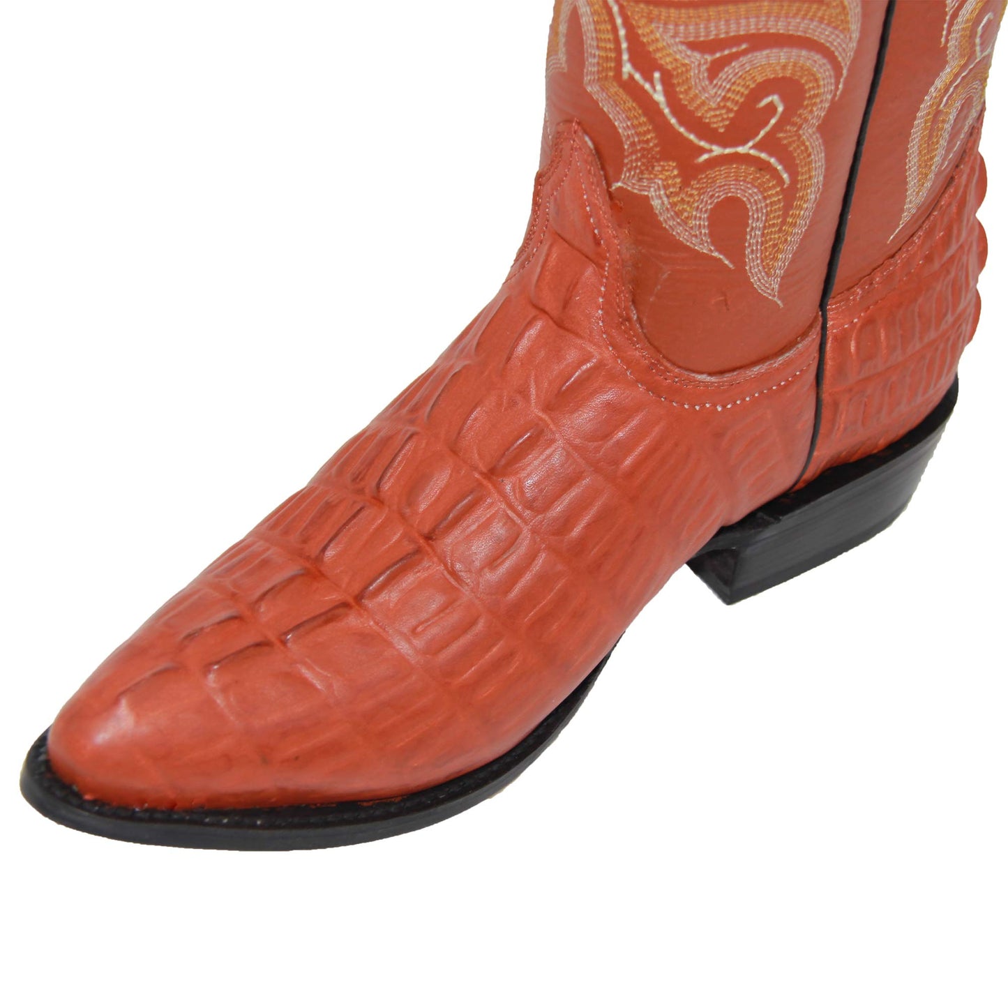 Men's Crocodile Print J Toe Western Cowboy Boot